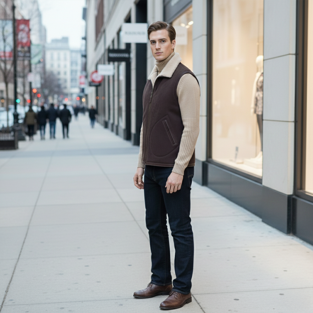 Columbus Shearling Vest