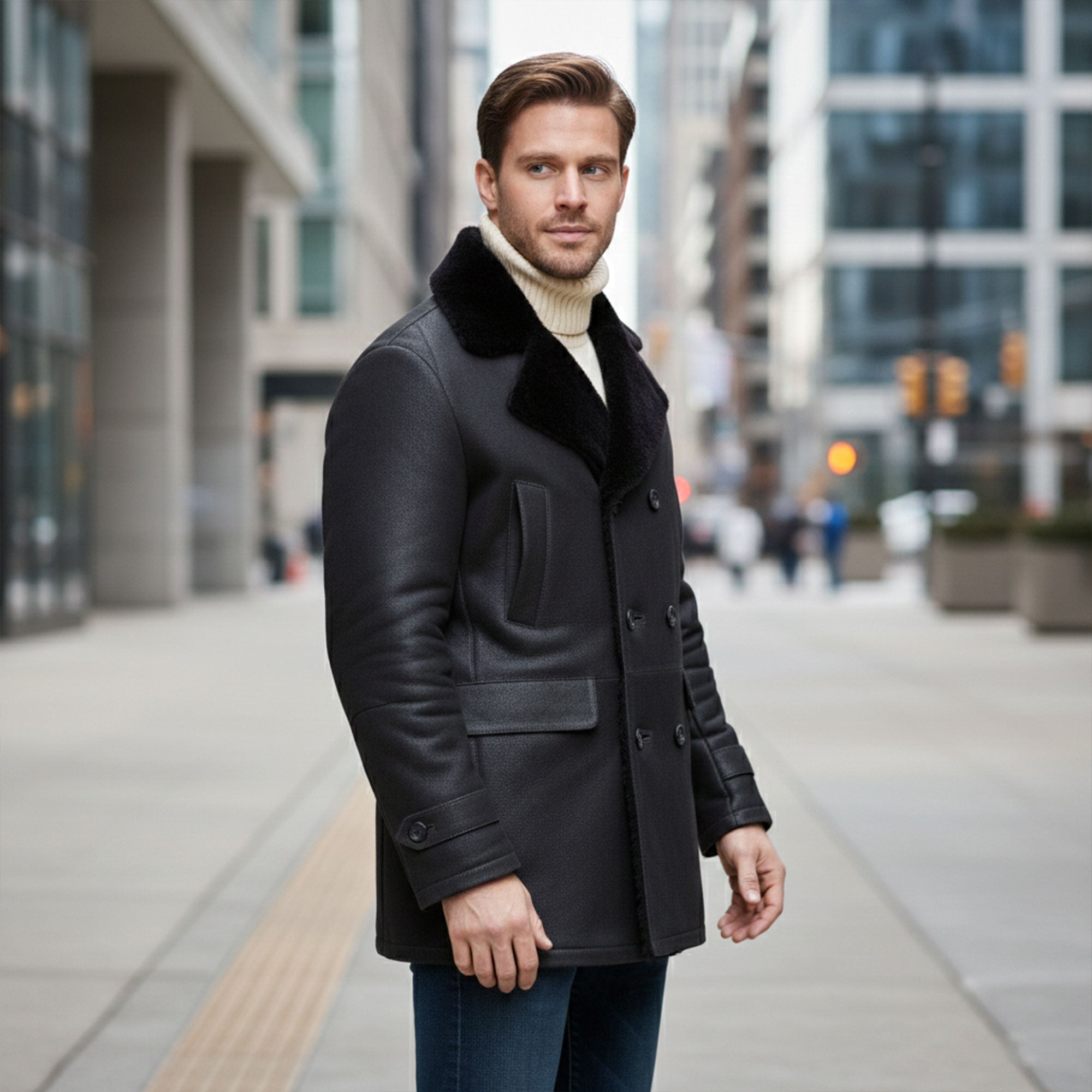 Lewis Shearling Coat-4