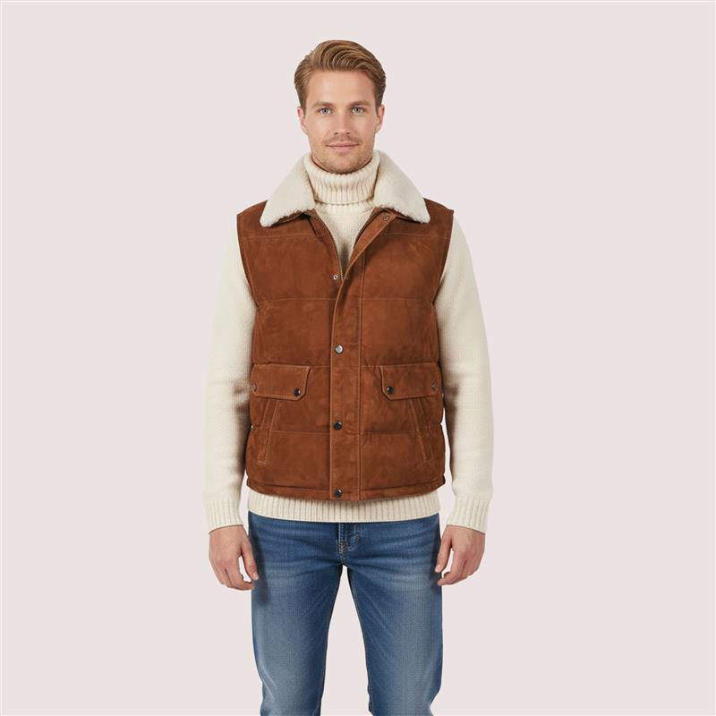 Tristen Goat Suede Vest