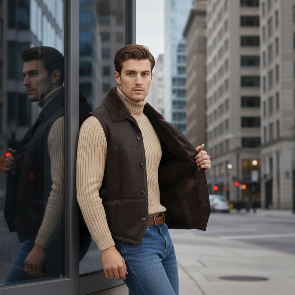 Barrett shearling vest