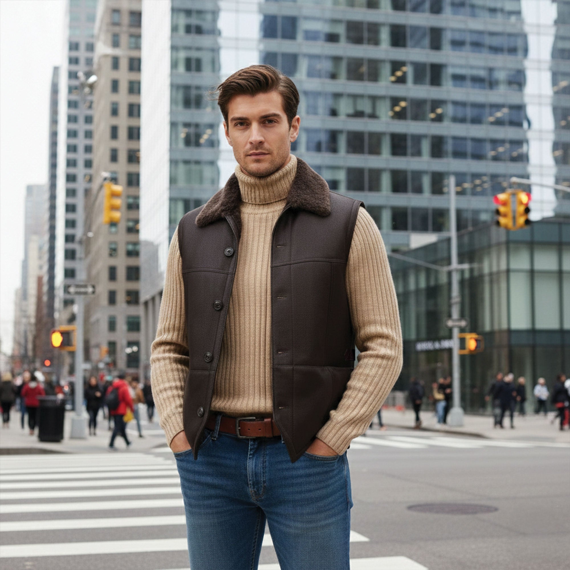 Barrett shearling vest