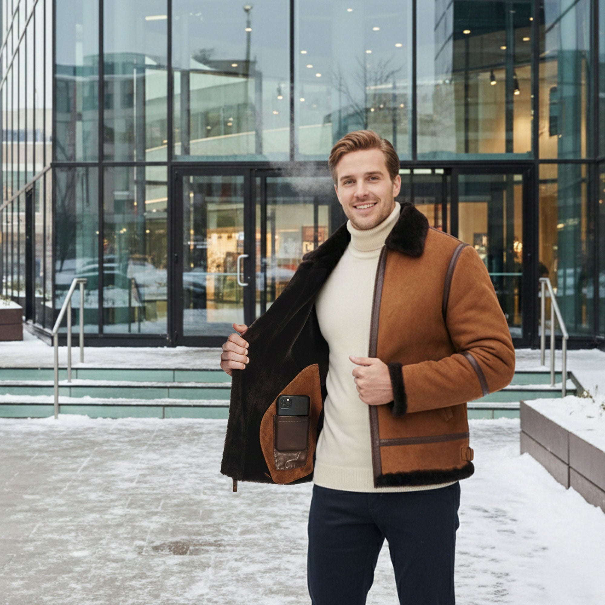 Winfield Shearling Jacket-3
