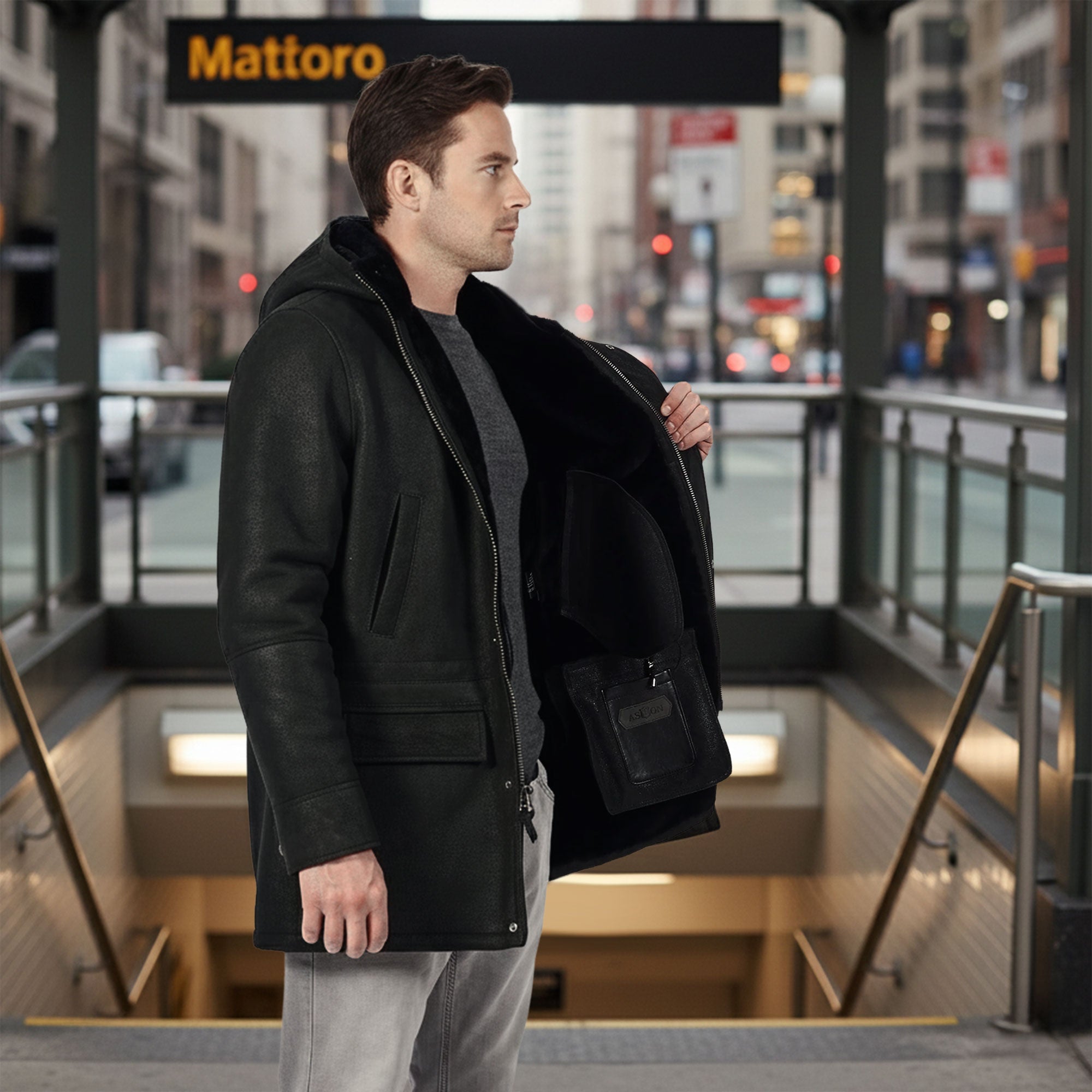 Desmond Shearling Coat-8