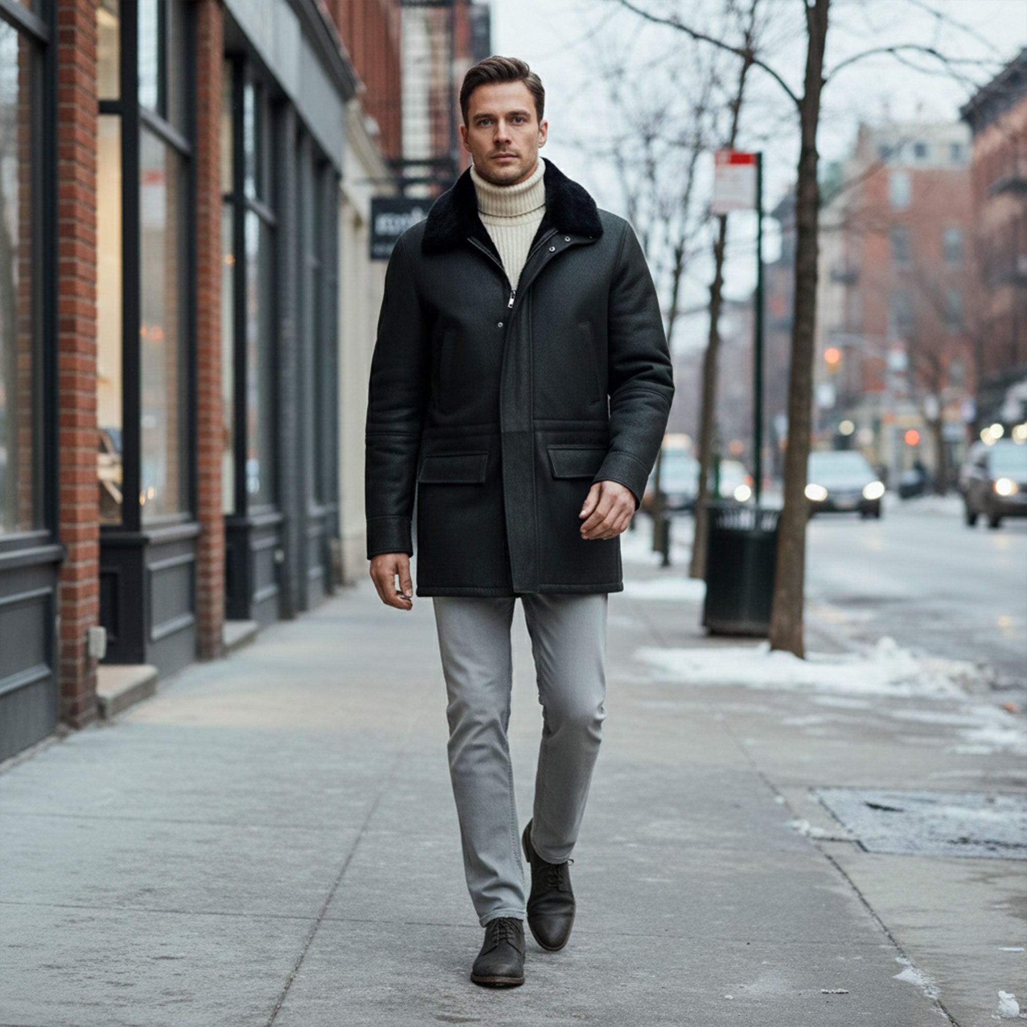 Desmond Shearling Coat-9