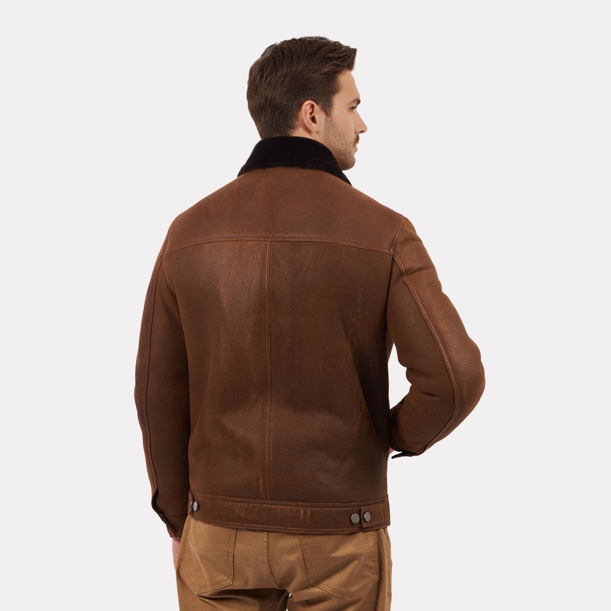 Beaufort Trucker Shearling Jacket
