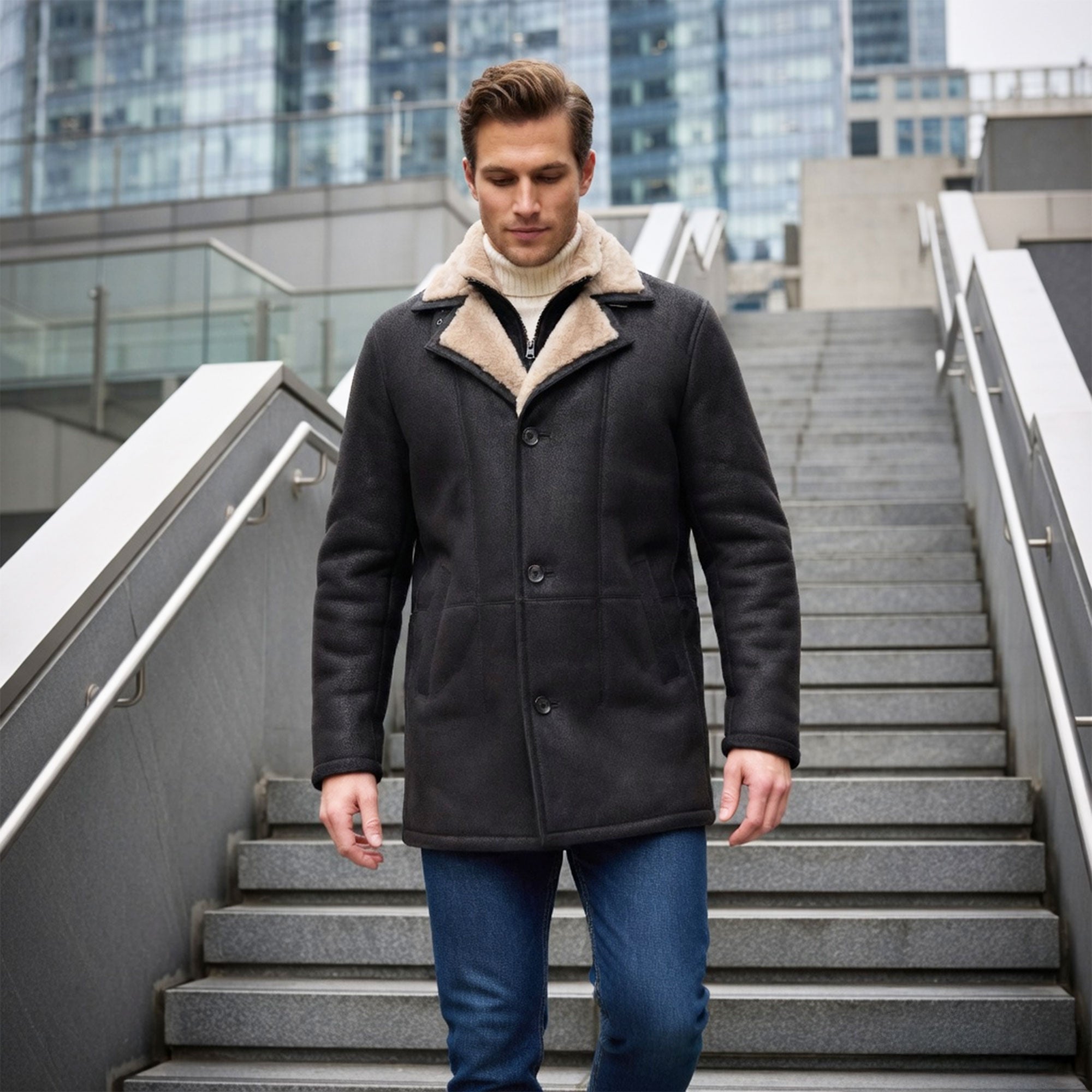 Harpers Shearling Coat-4