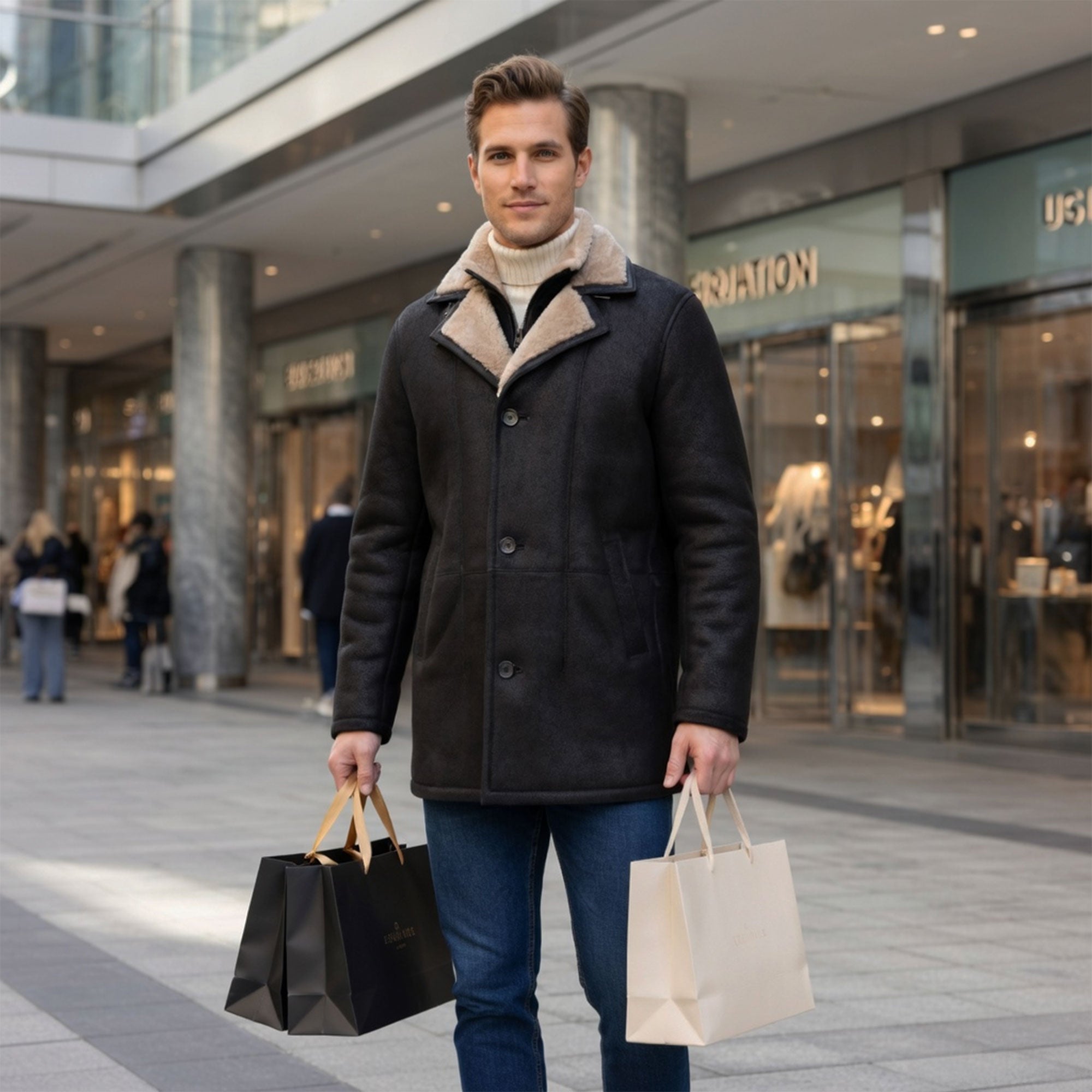Harpers Shearling Coat-5