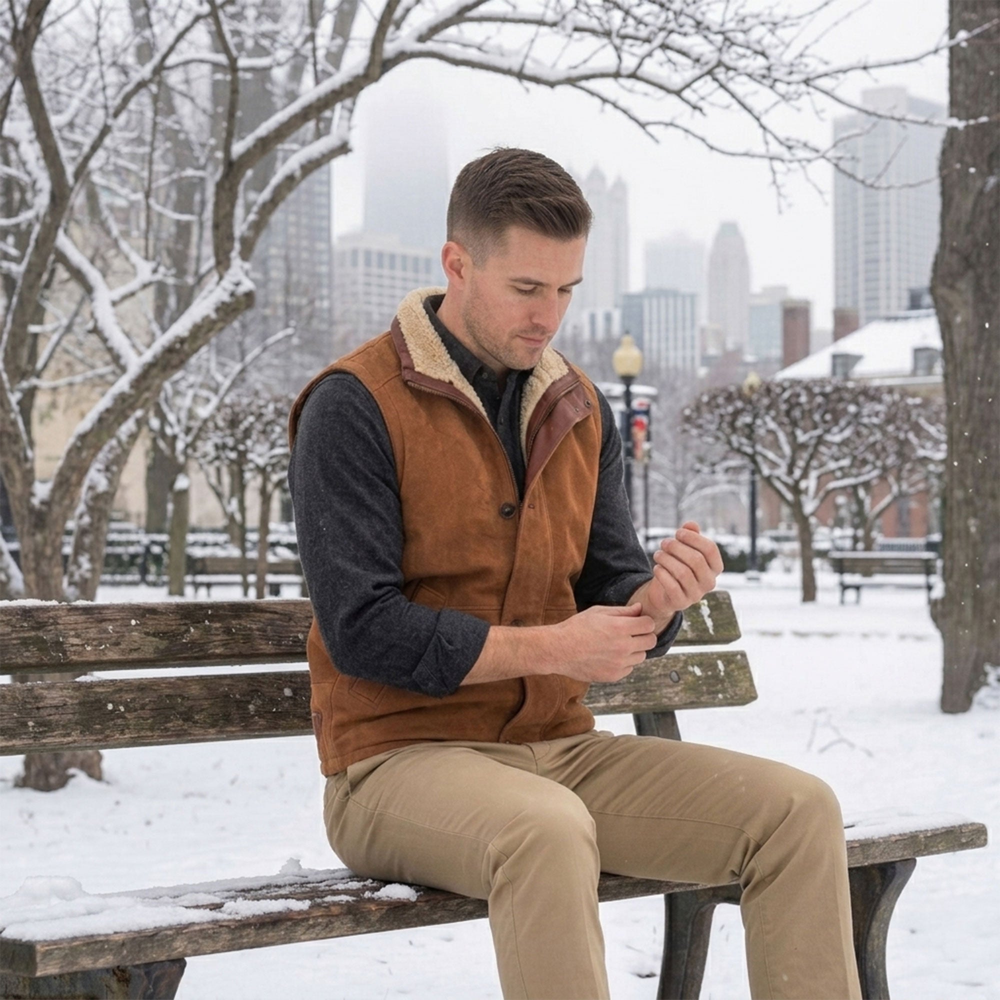 Sawson Shearling Vest-4