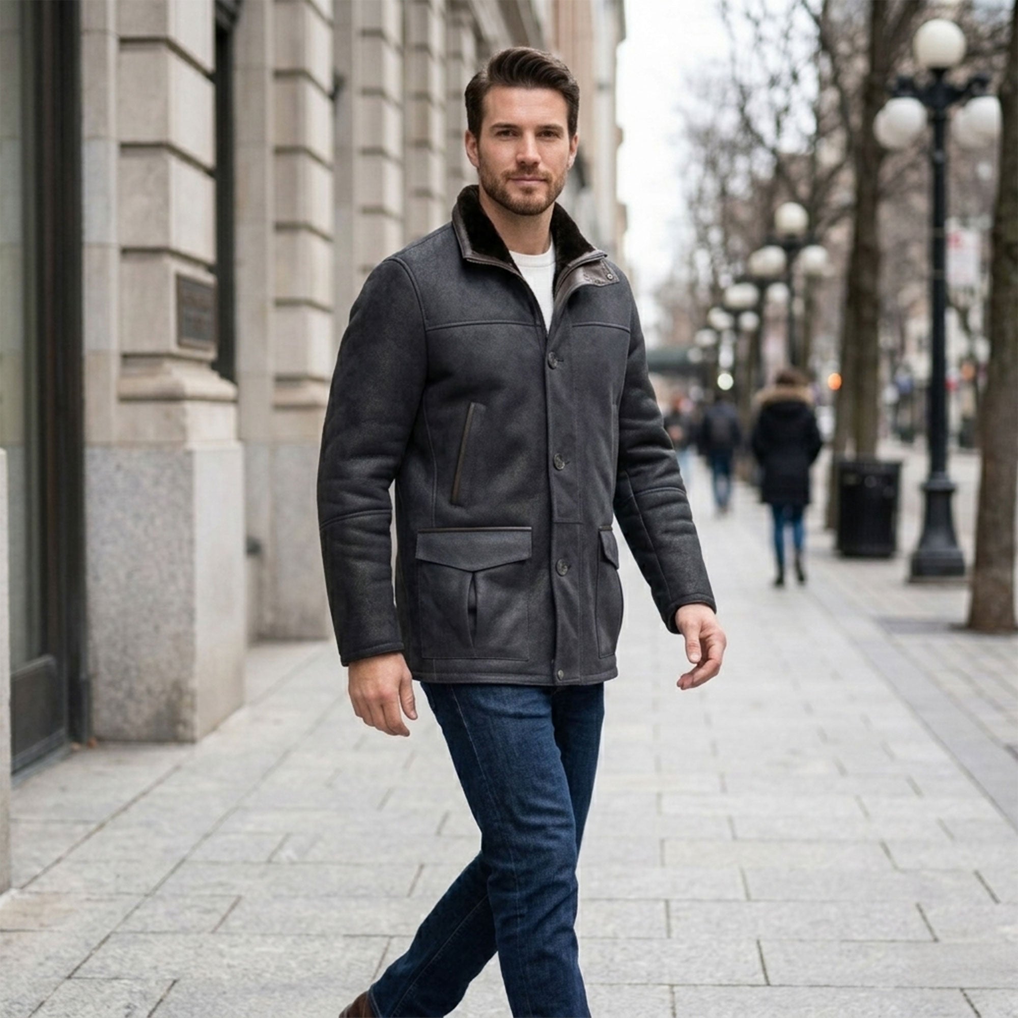 York Shearling Coat-4