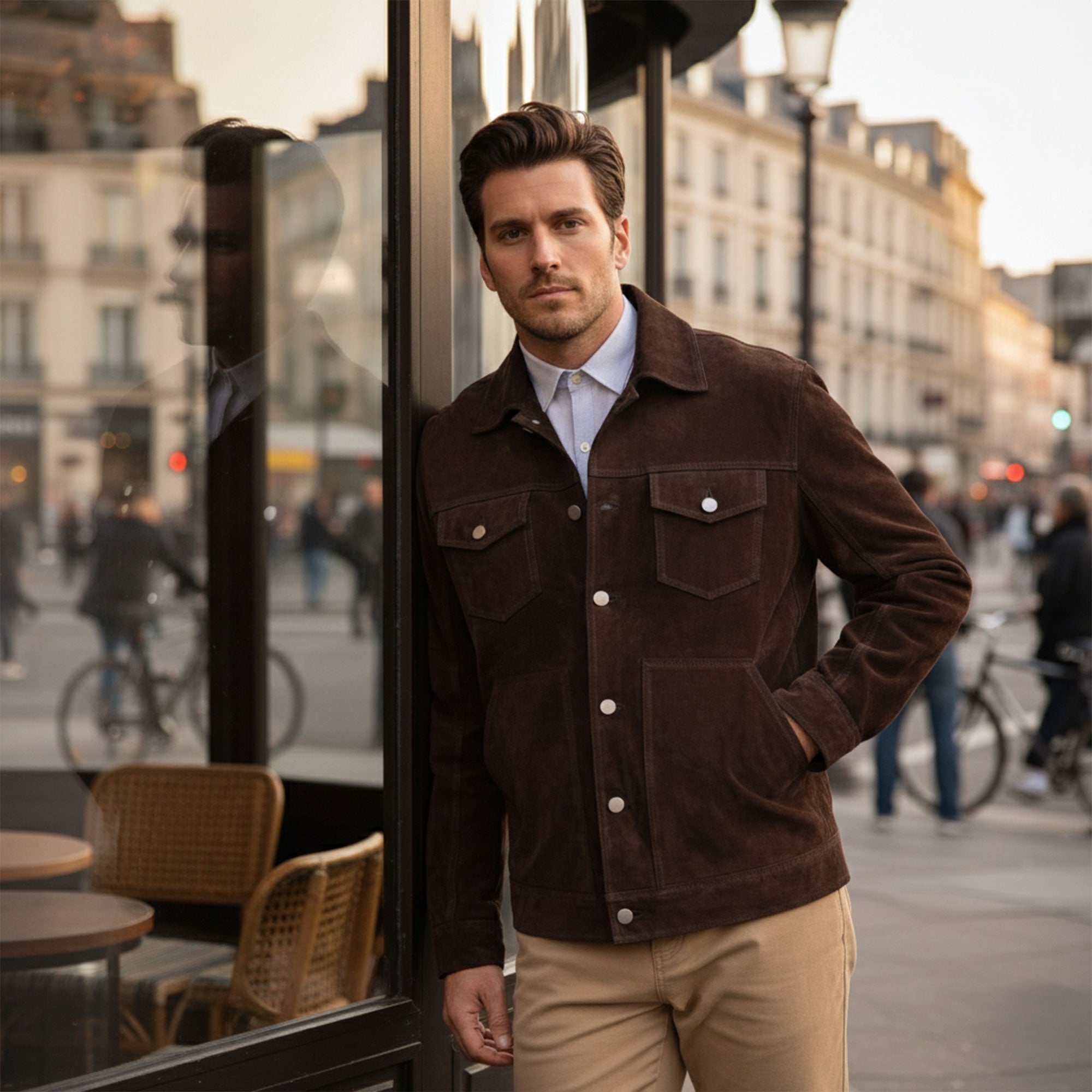 Prescott Cow Suede Jacket-5