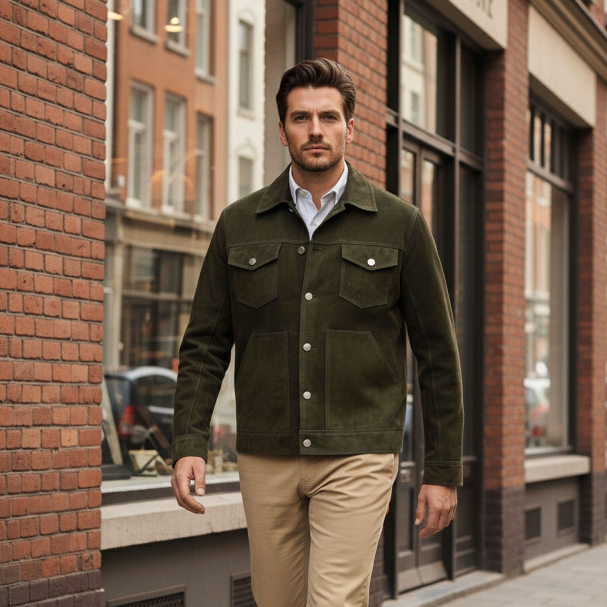 Prescott Cow Suede Jacket-12