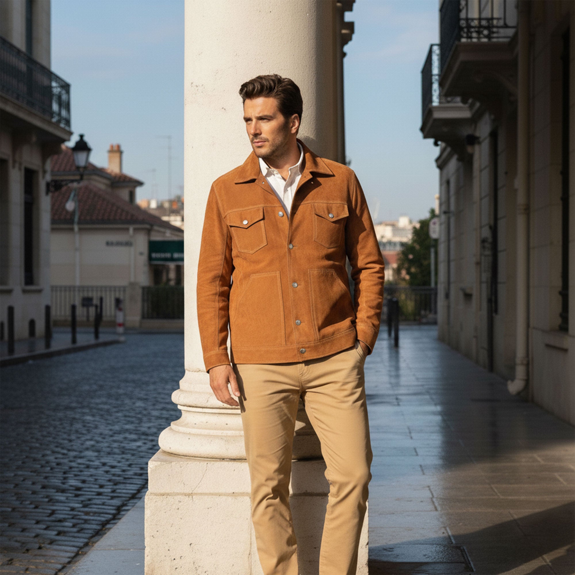 Prescott Cow Suede Jacket-17