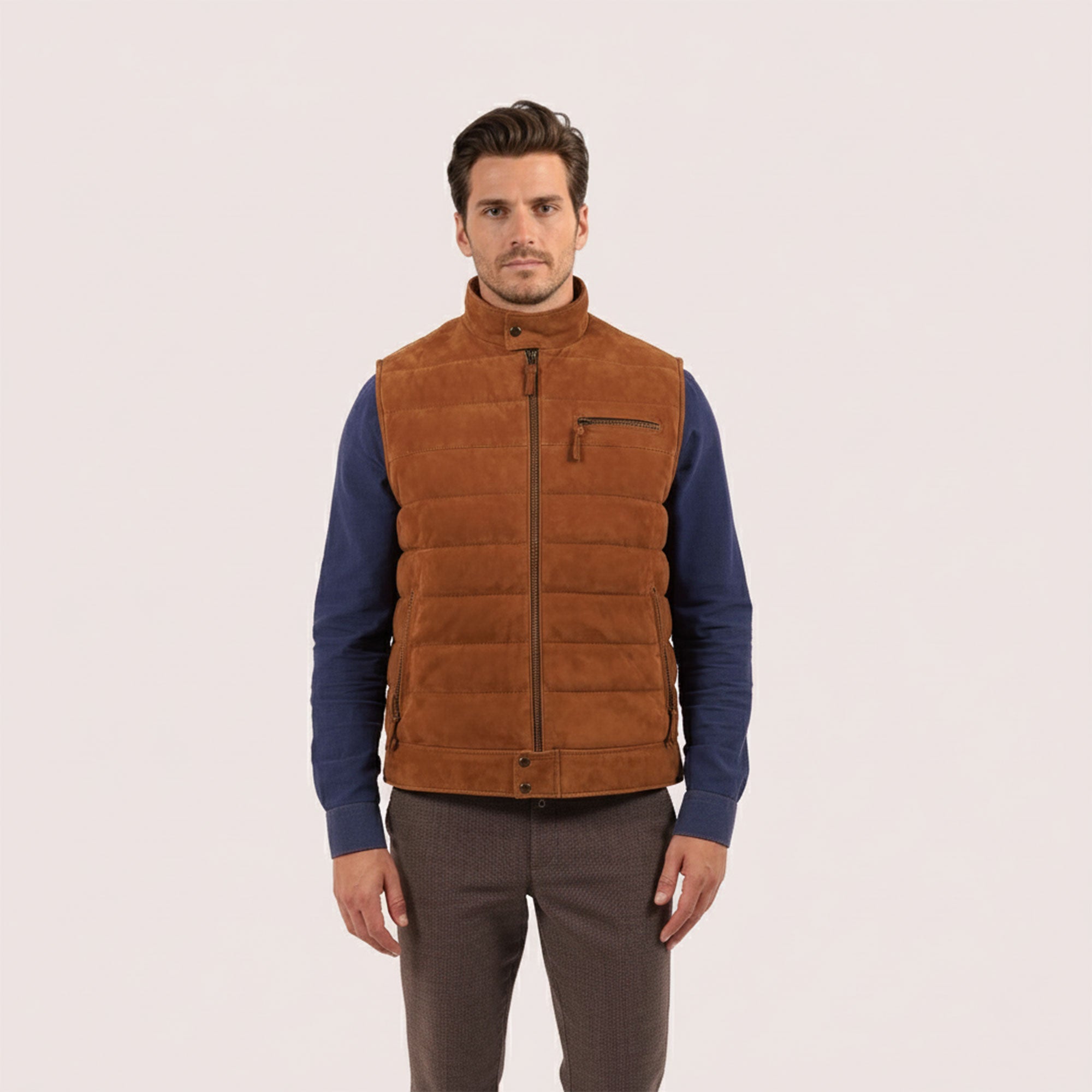Tyler Goat Suede Vest-6