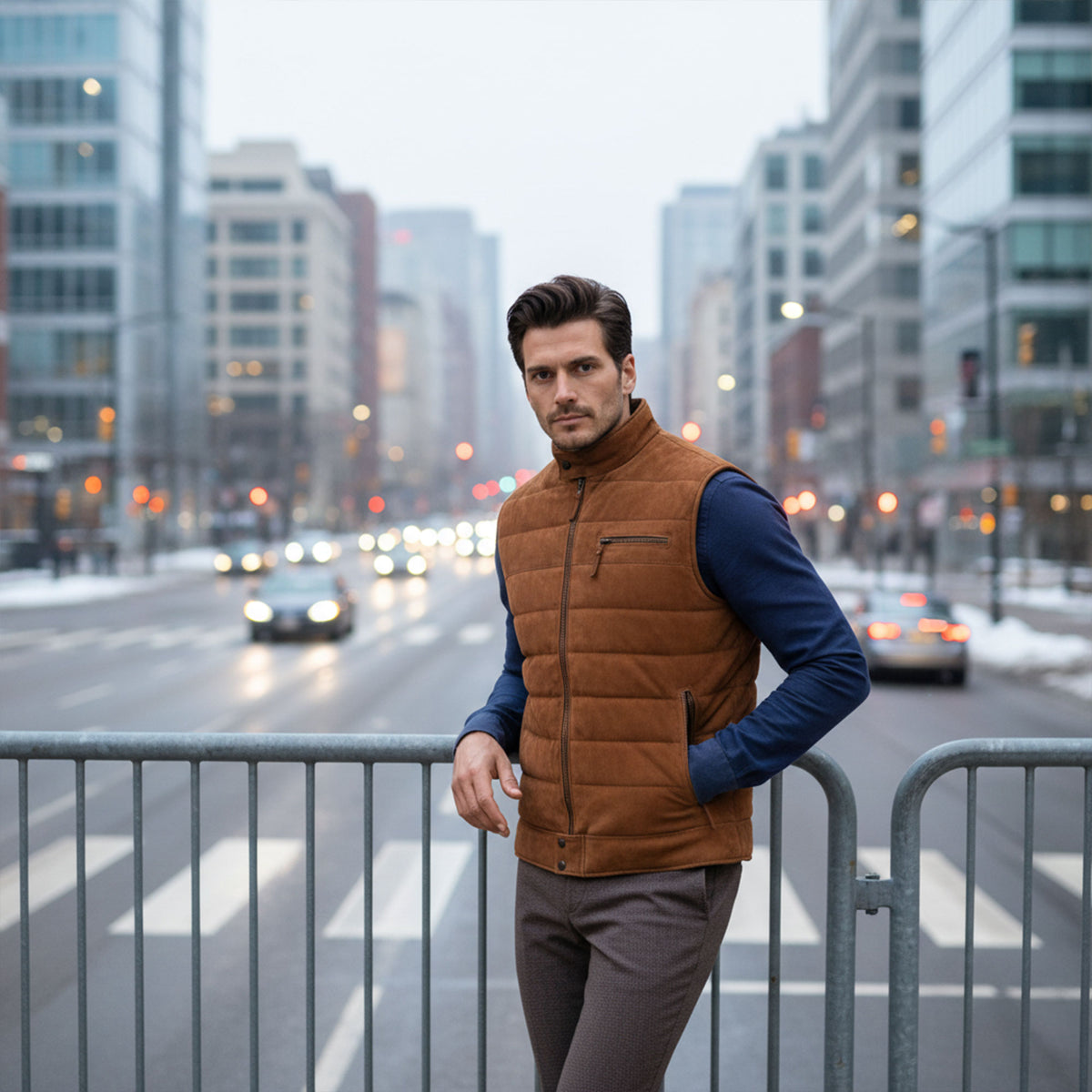 Tyler Goat Suede Vest-8