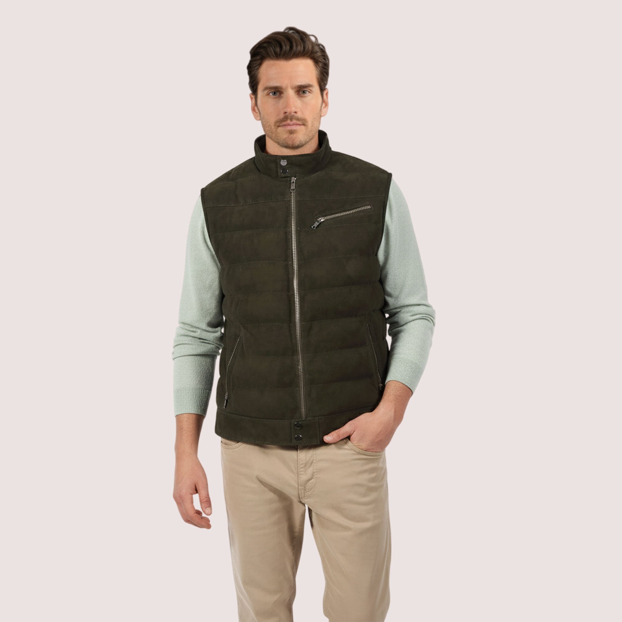 Tyler Goat Suede Vest