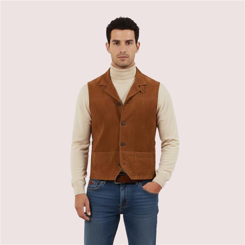 Brentwood Goat Suede Vest