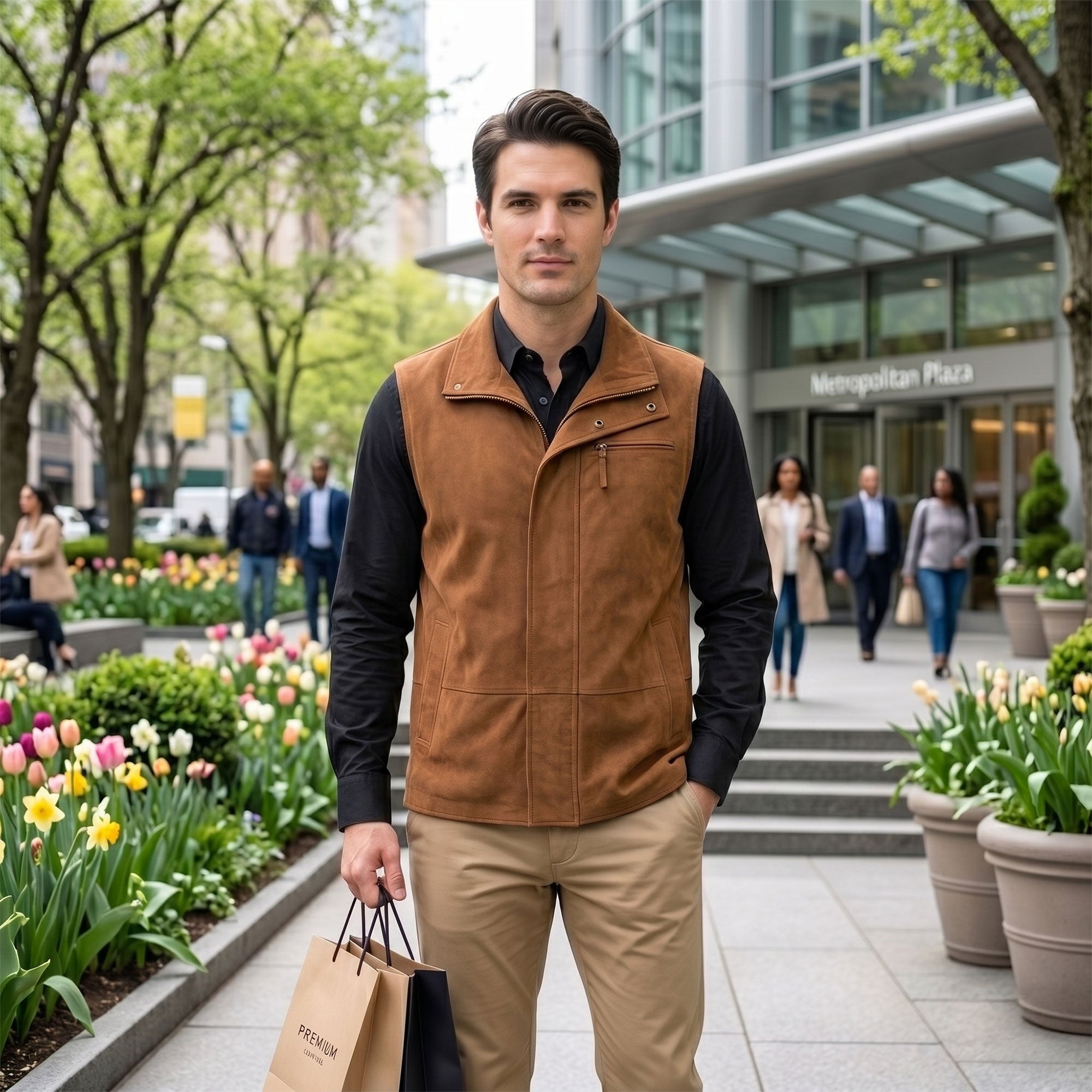 Austin Goat Suede Vest-4