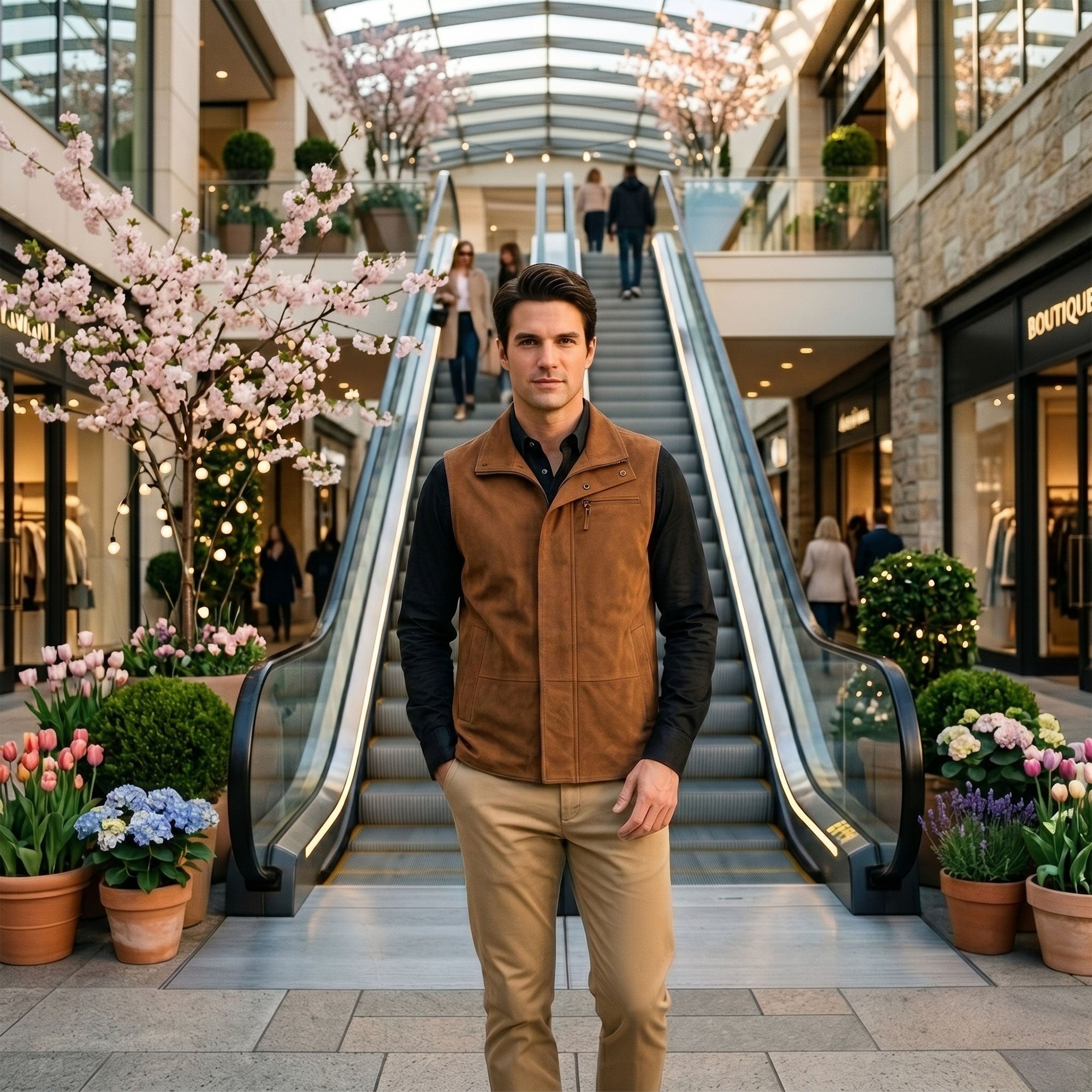 Austin Goat Suede Vest-5