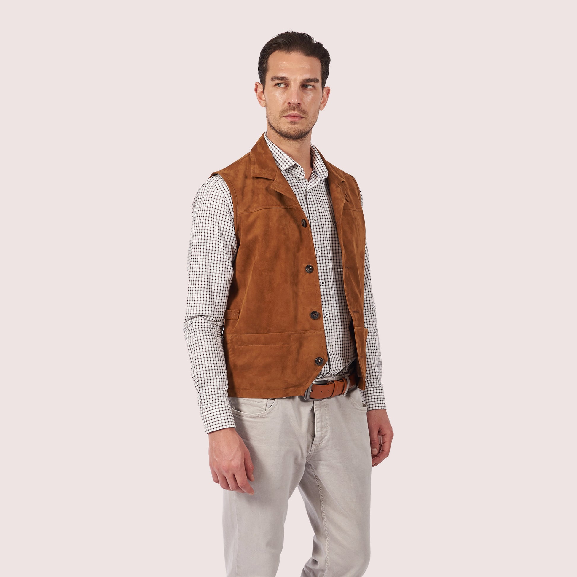 Glendale Goat Suede Vest