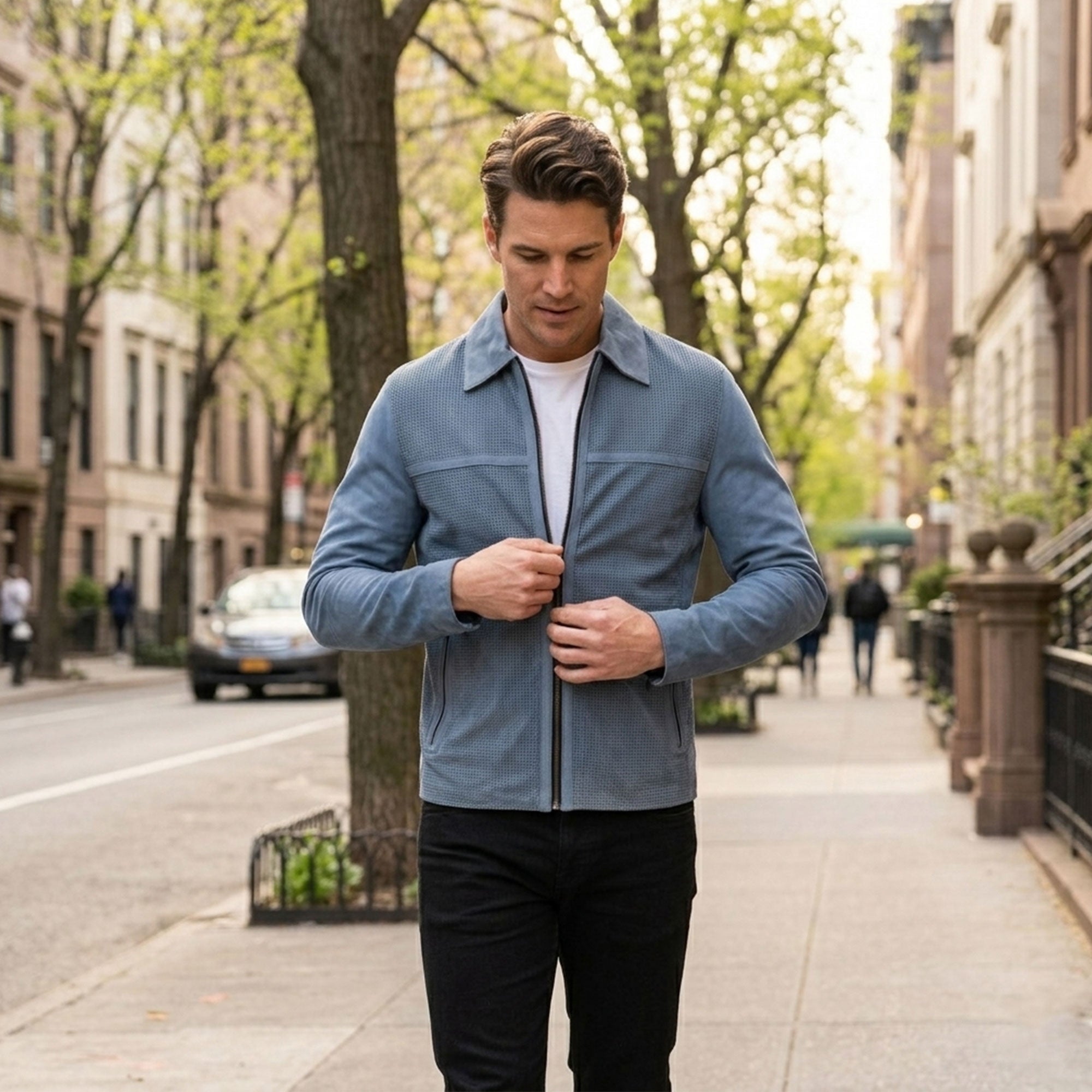 Easton Goat Suede Jacket-5