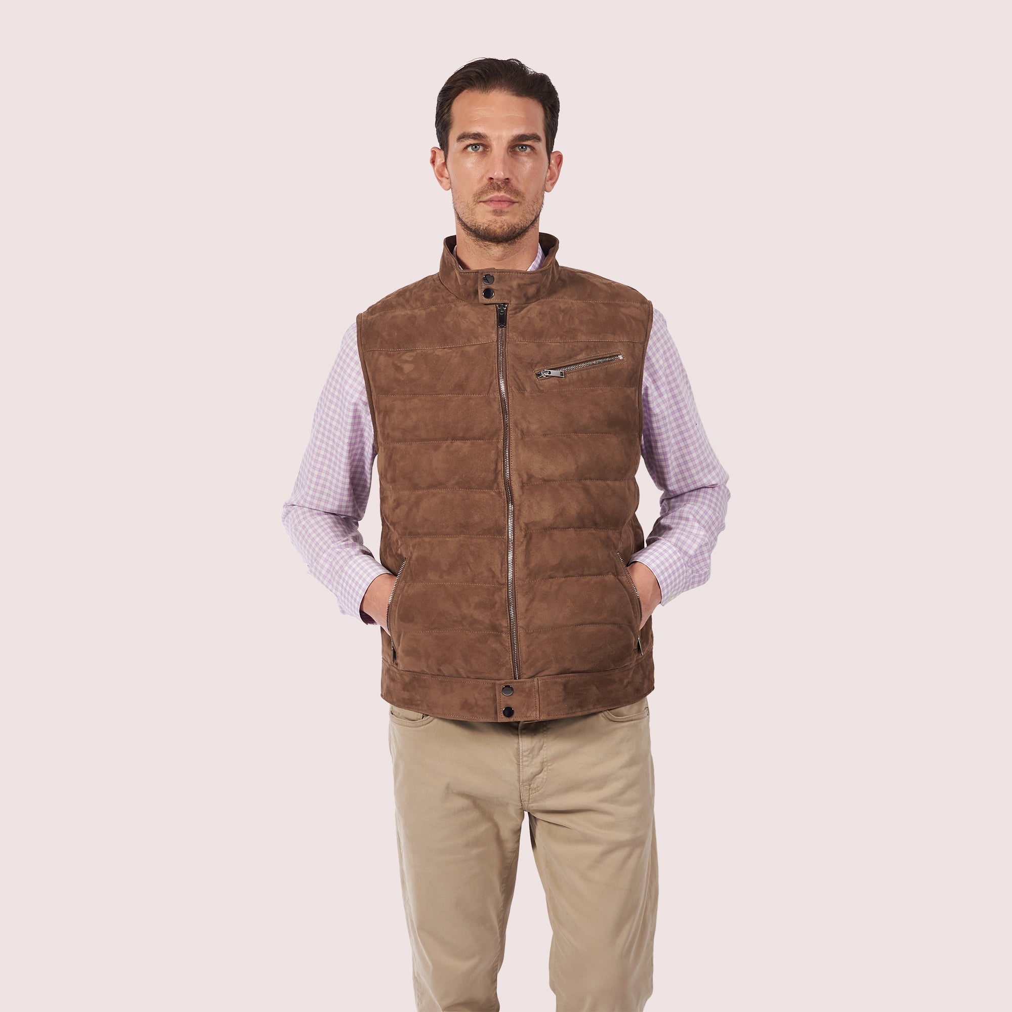 Tyler Goat Suede Vest