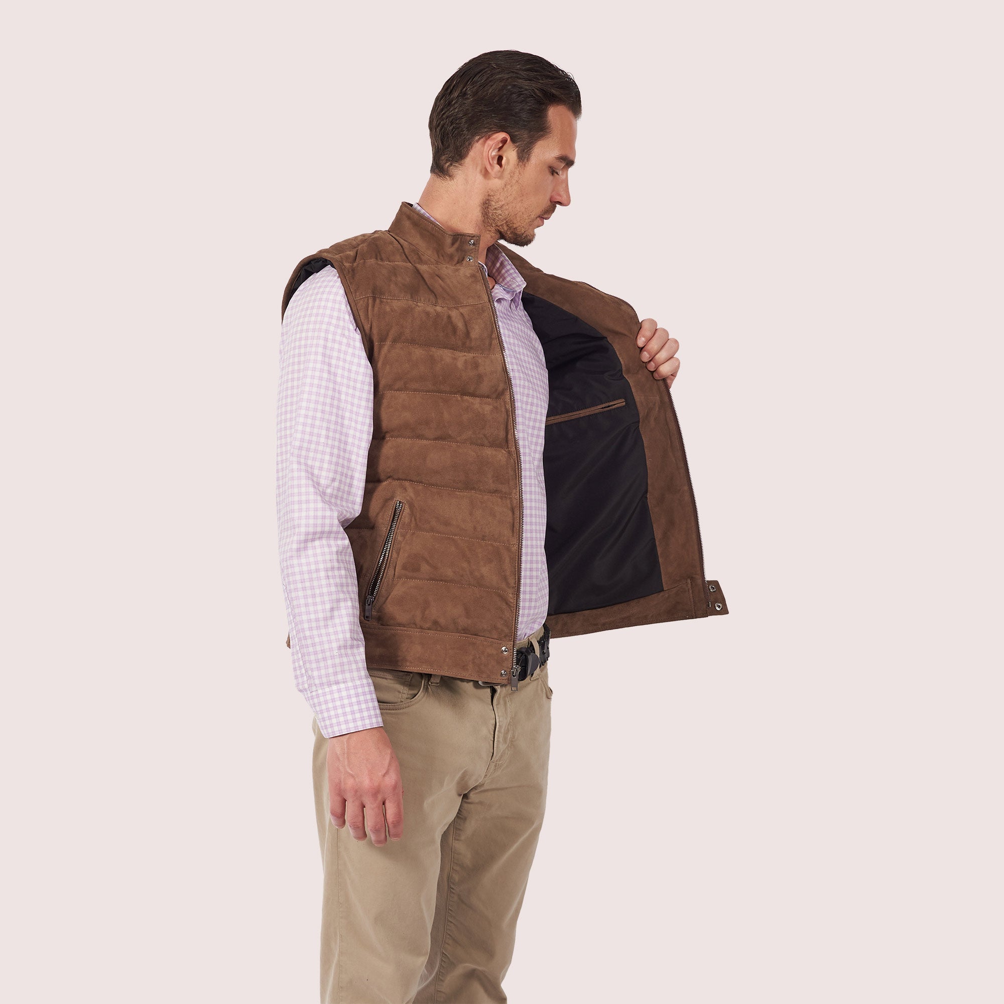 Tyler Goat Suede Vest