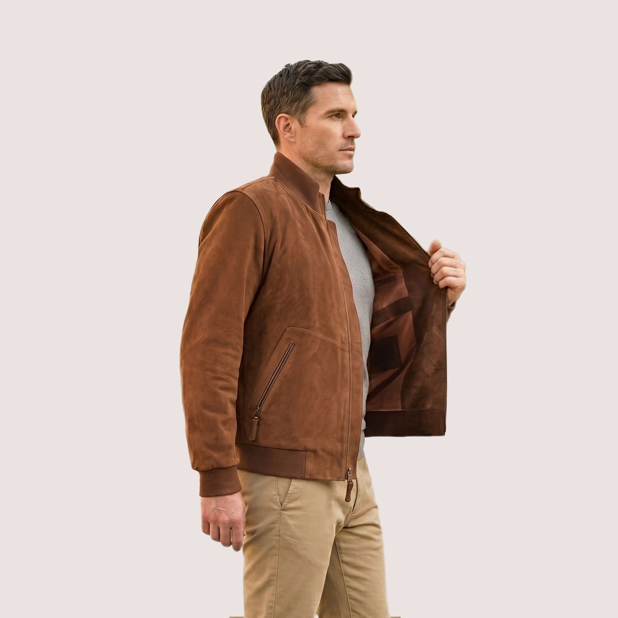 Augusta Goat Suede Jacket