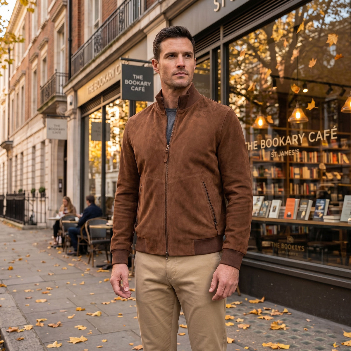 Augusta Goat Suede Jacket-4