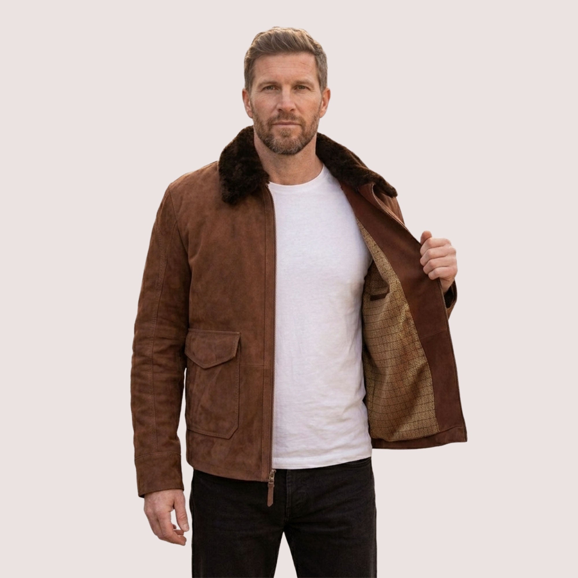 Concord Goat Suede Jacket