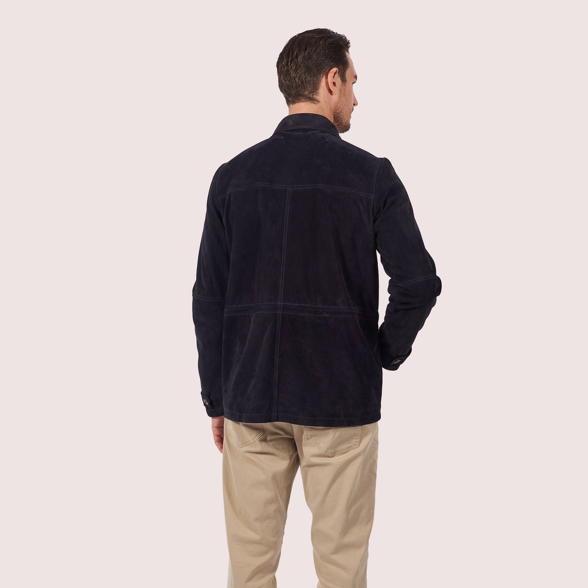 Safari Field Goat Suede Jacket-12