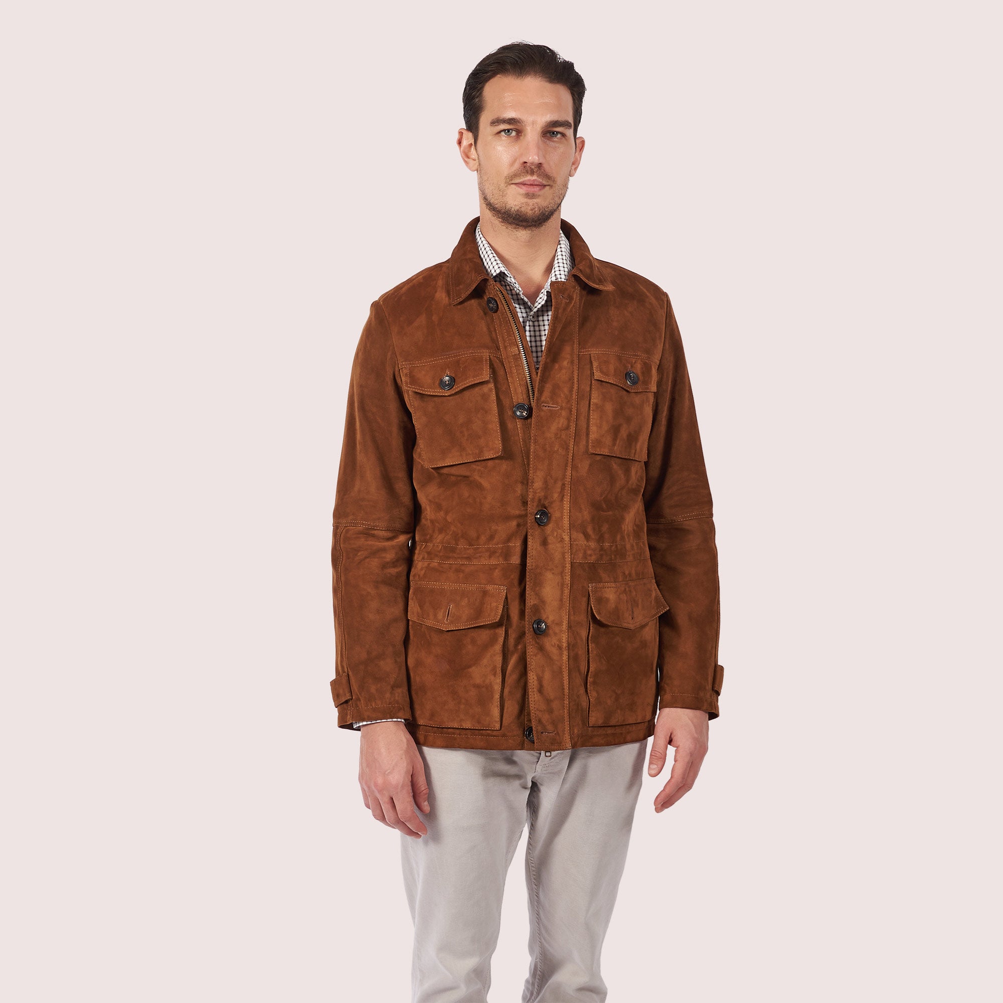Safari Field Goat Suede Jacket-13