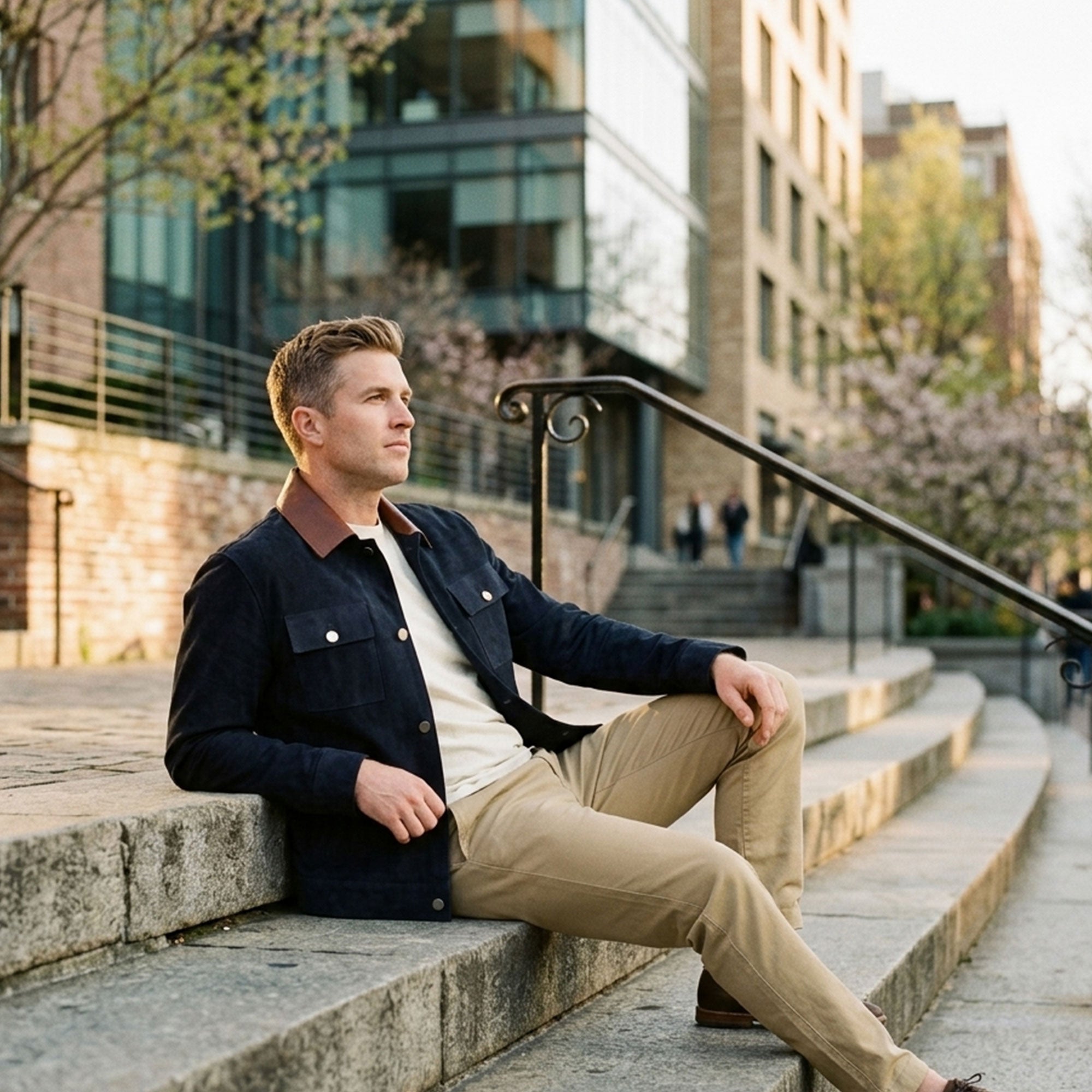 Lancaster Goat Suede Jacket-5