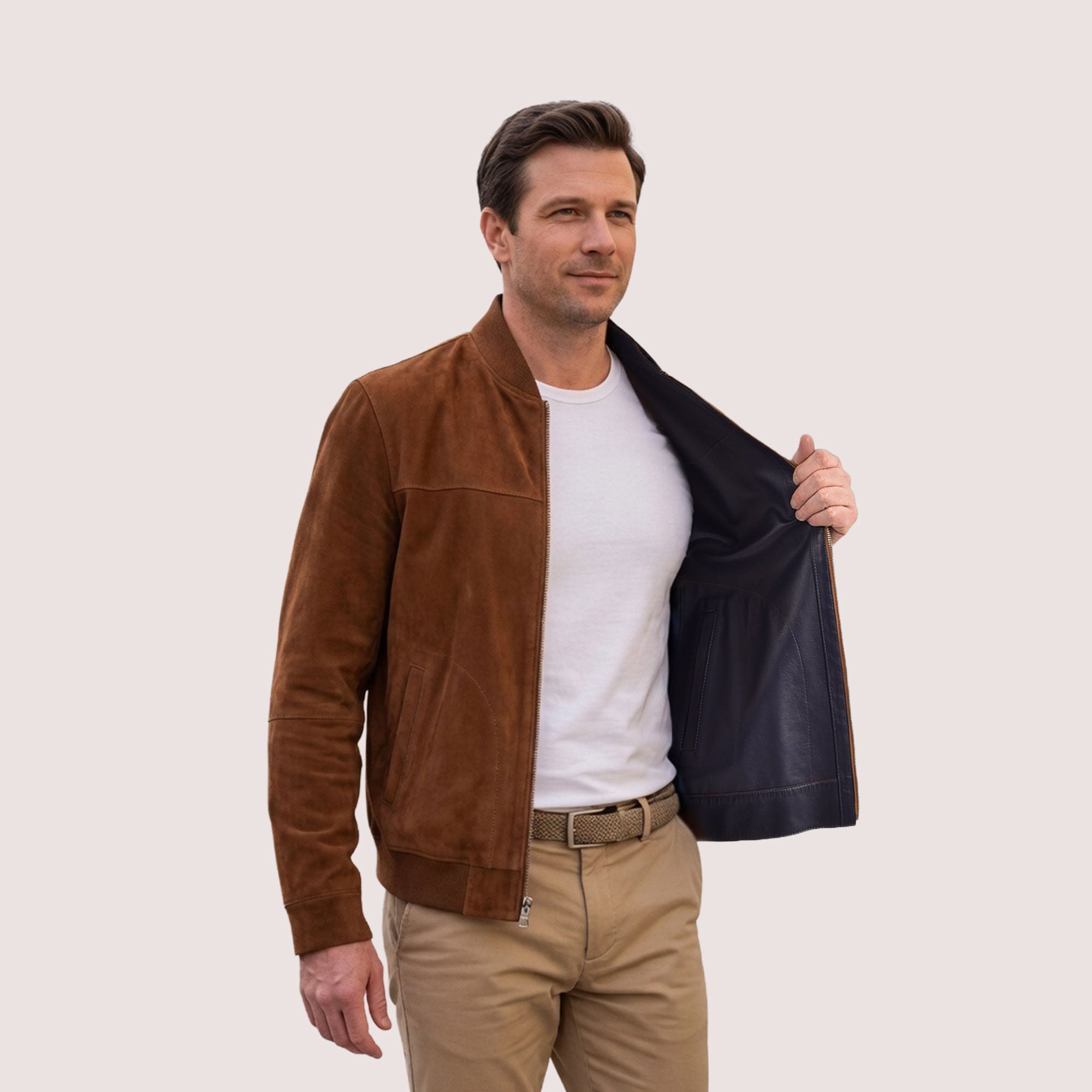 Parker Goat Suede Jacket-26