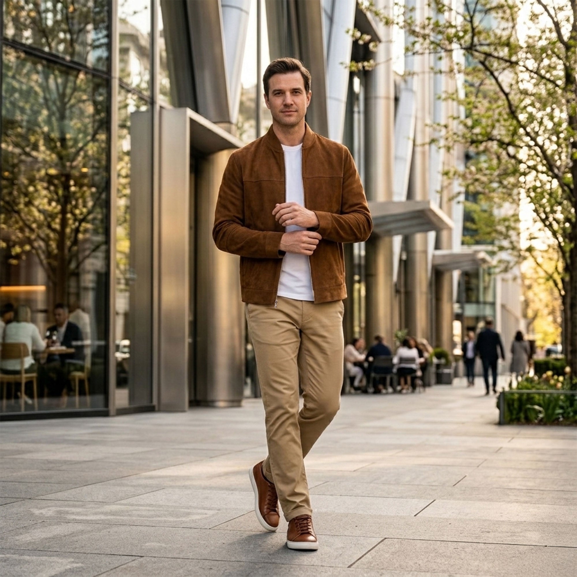 Parker Goat Suede Jacket-30