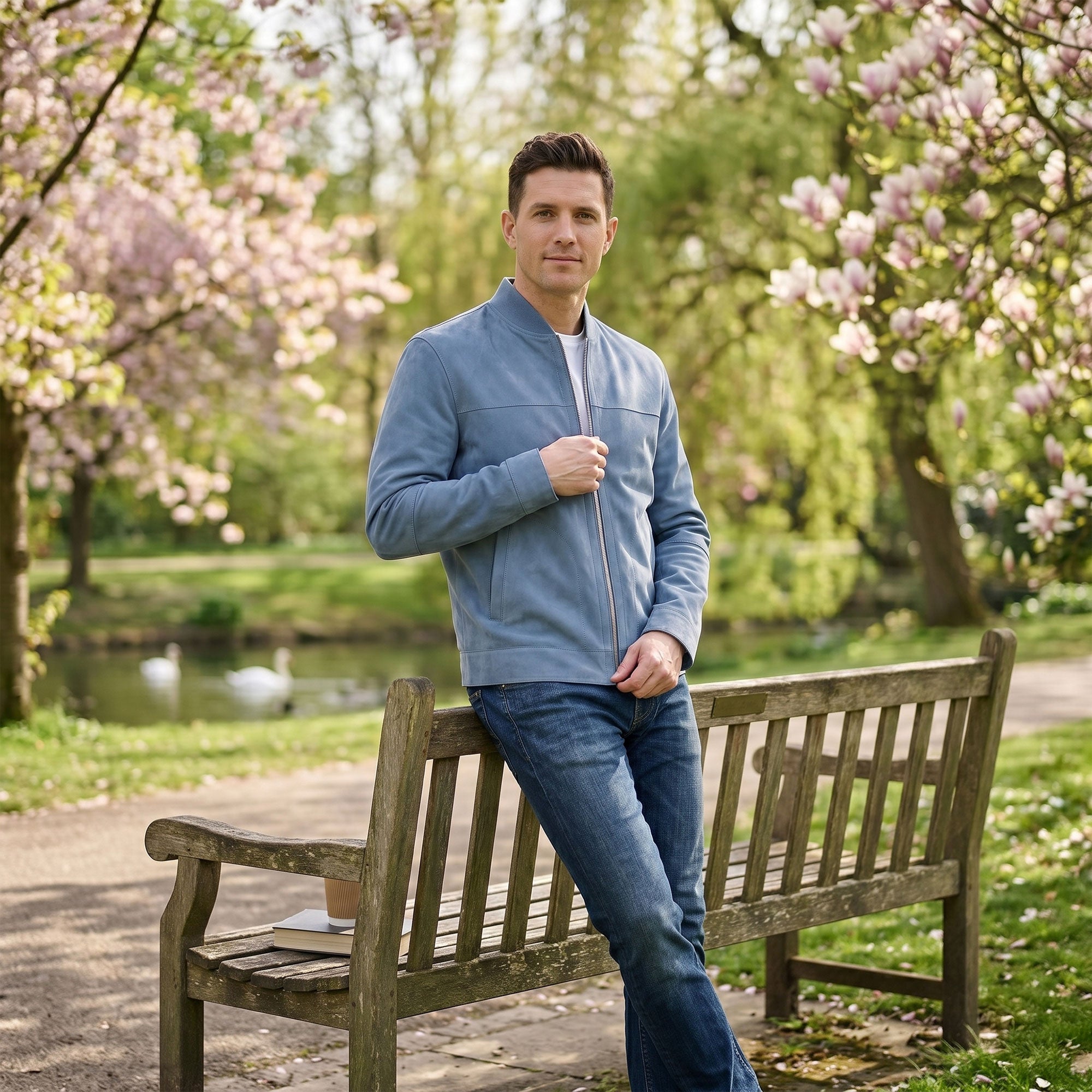 Parker Goat Suede Jacket-14