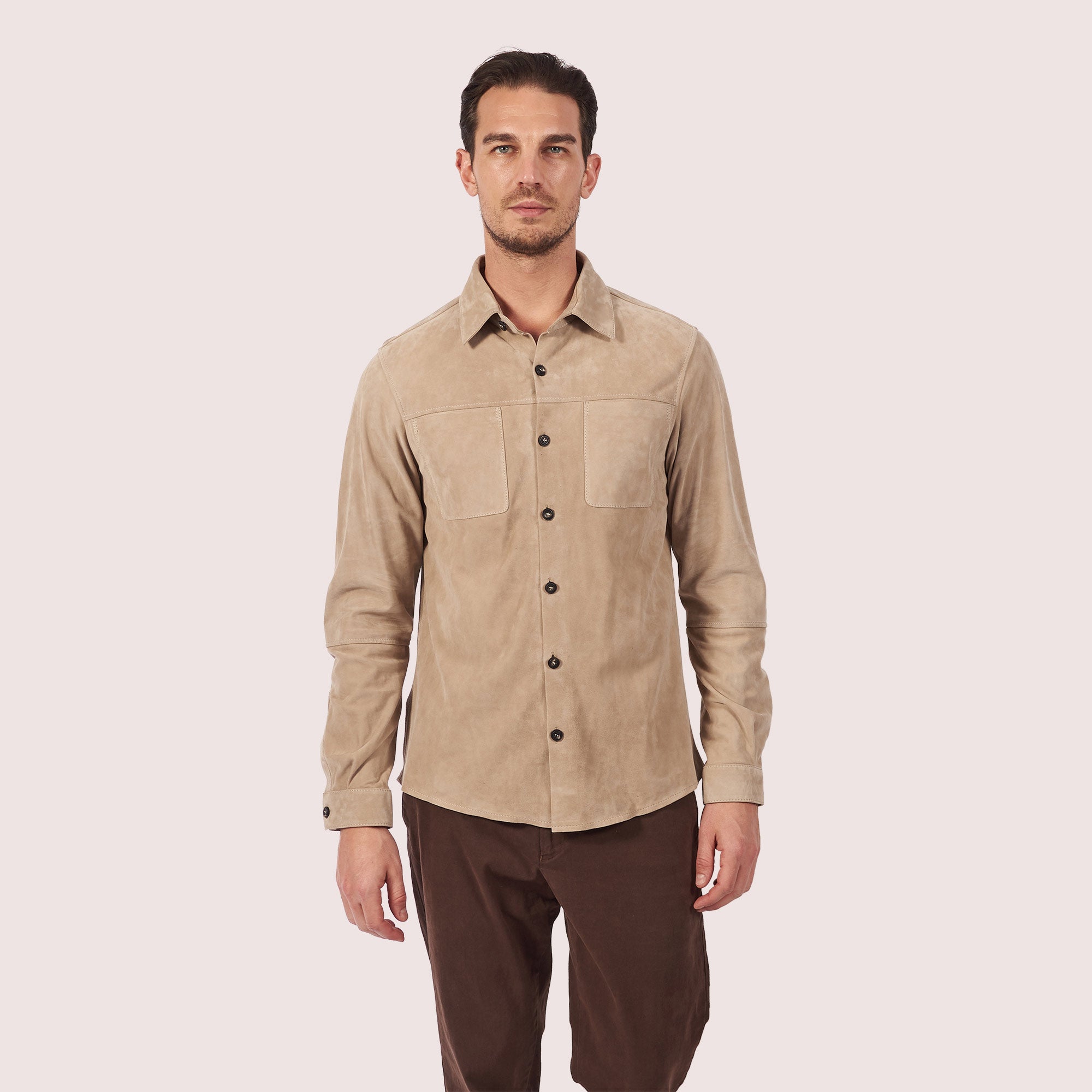 Hartford Goat Suede Shirt