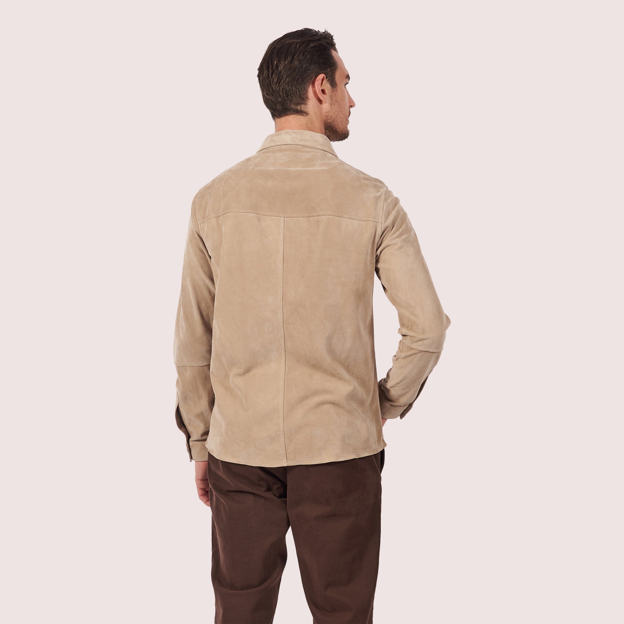 Hartford Goat Suede Shirt-4