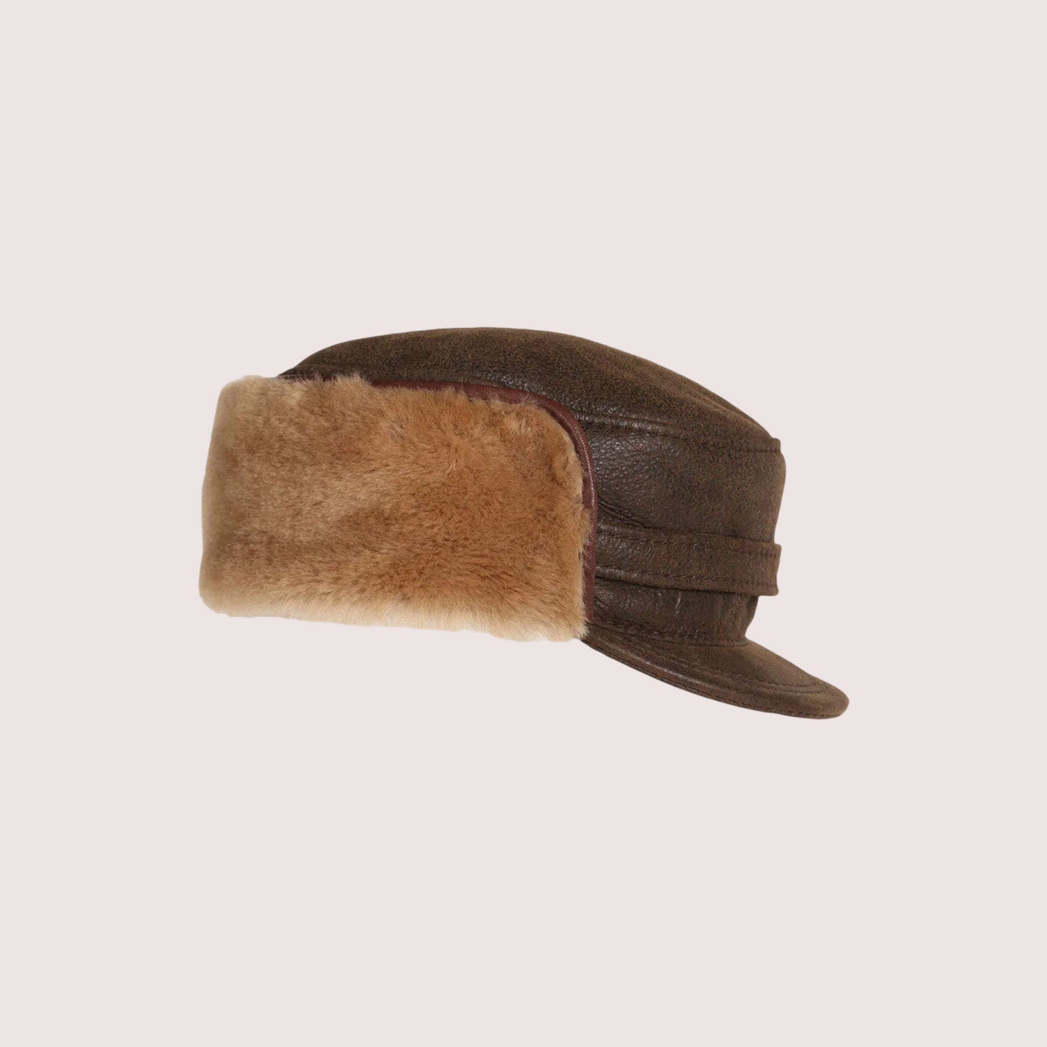 Men's Winnipeg Sheepskin Hat W/ LB Trim