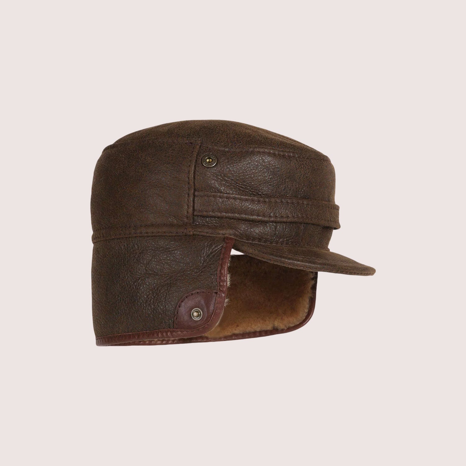 Men's Winnipeg Sheepskin Hat W/ LB Trim