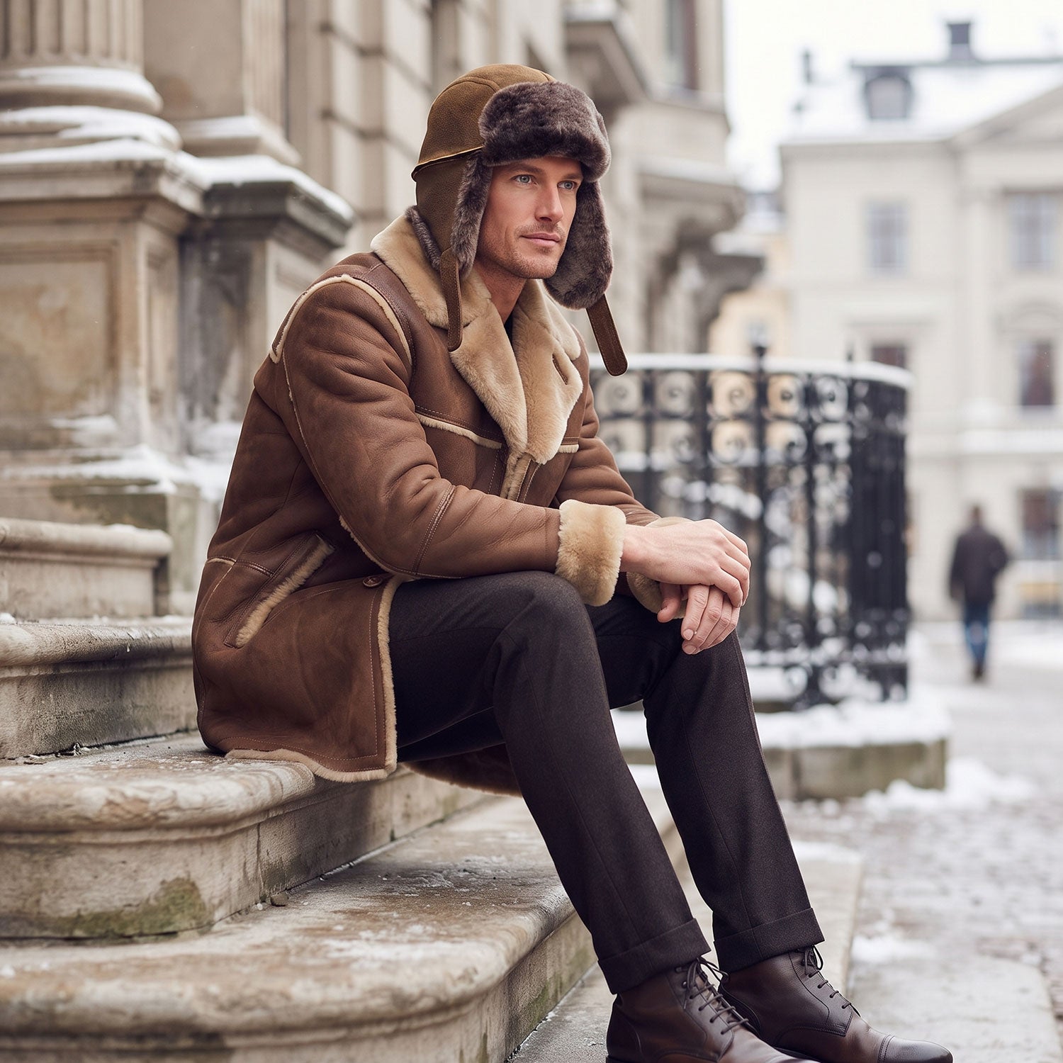 Himalayan Sheepskin Hat-4
