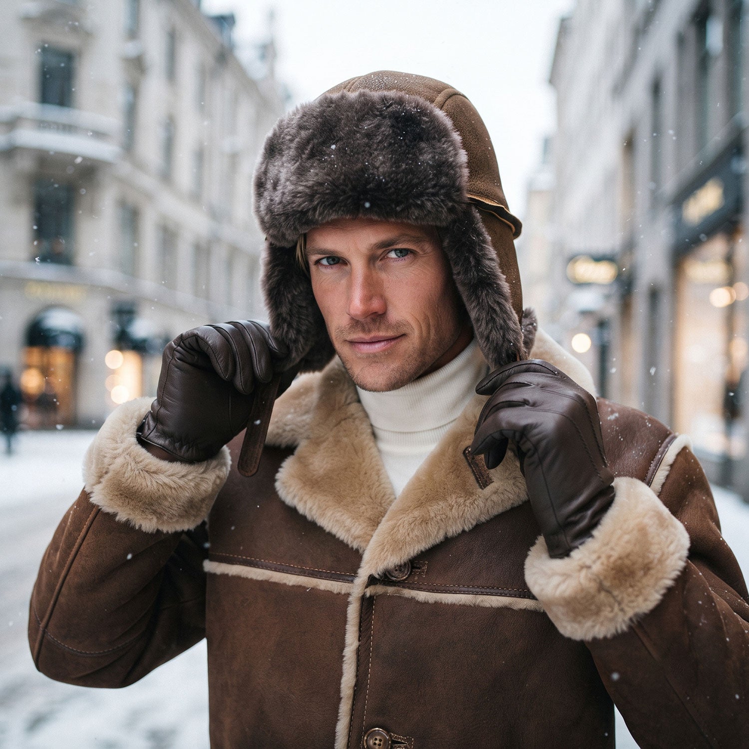 Himalayan Sheepskin Hat-5