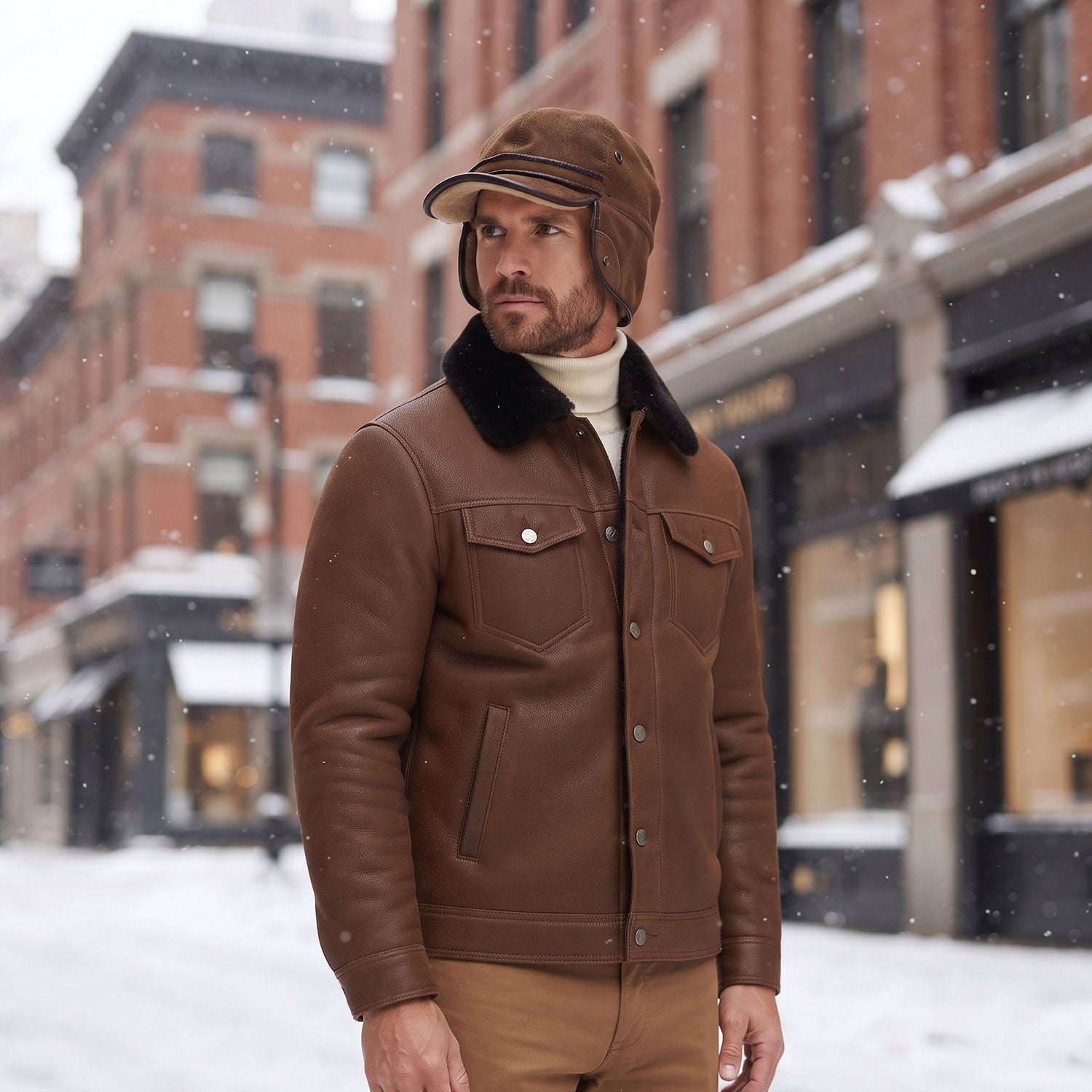 Aberdeen Sheepskin Hat-3