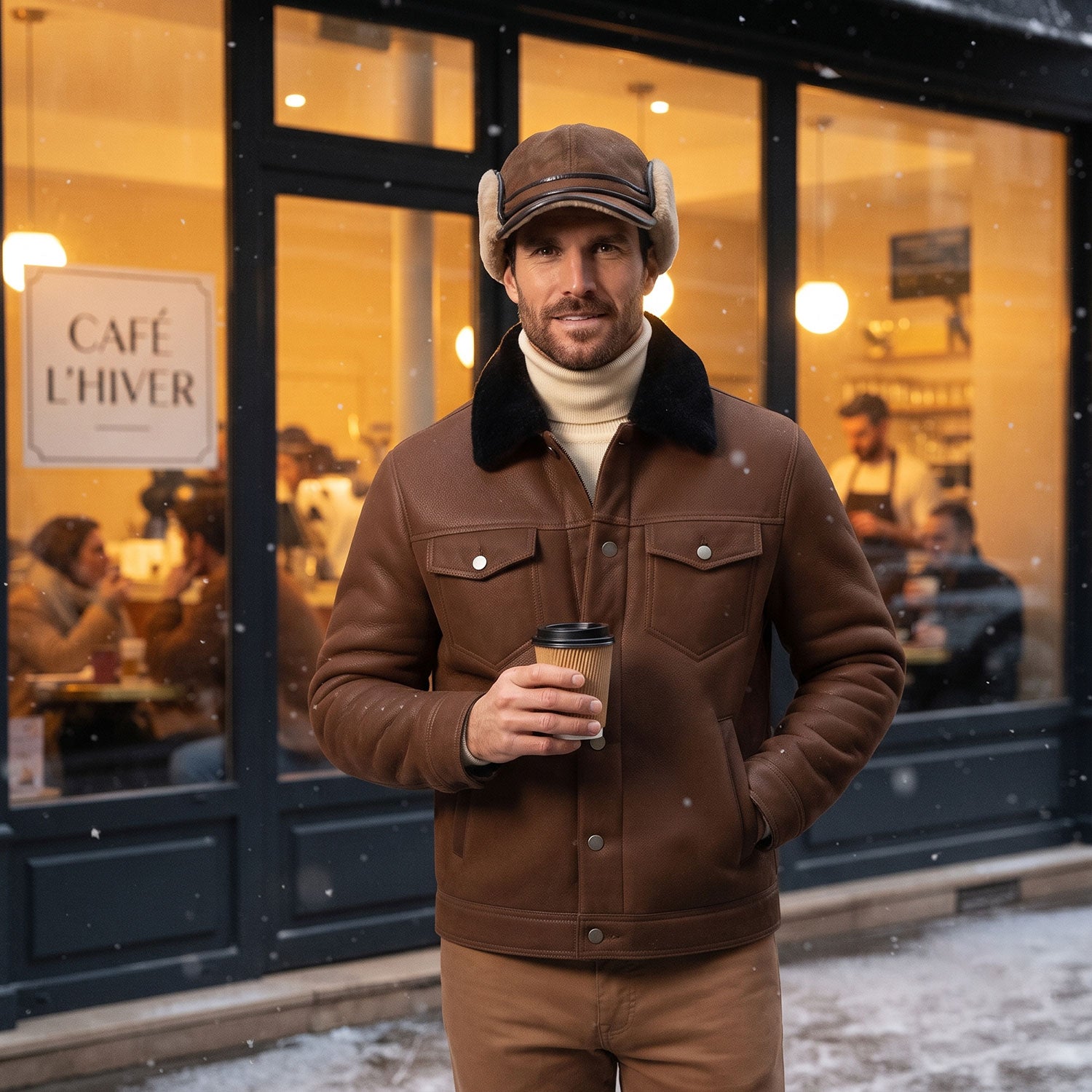 Aberdeen Sheepskin Hat-5