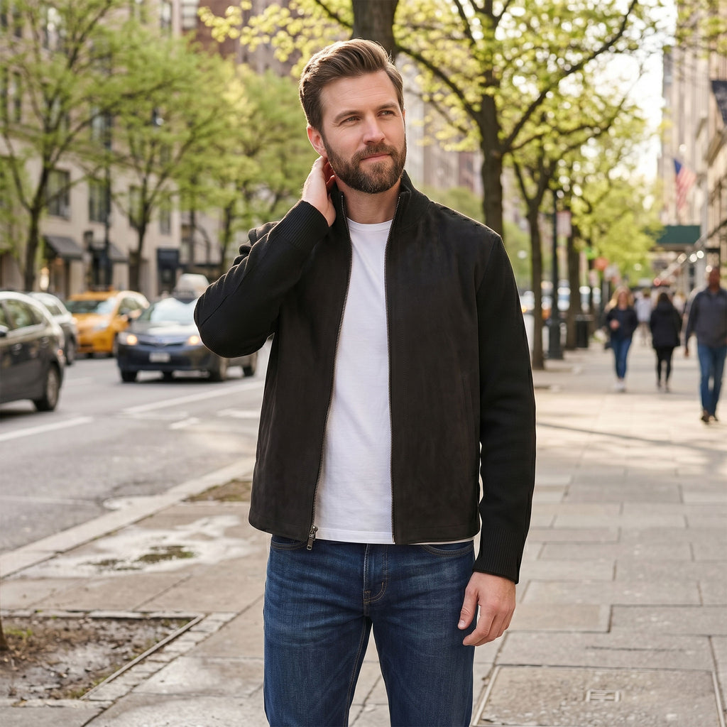 Newport Goat Suede Jacket