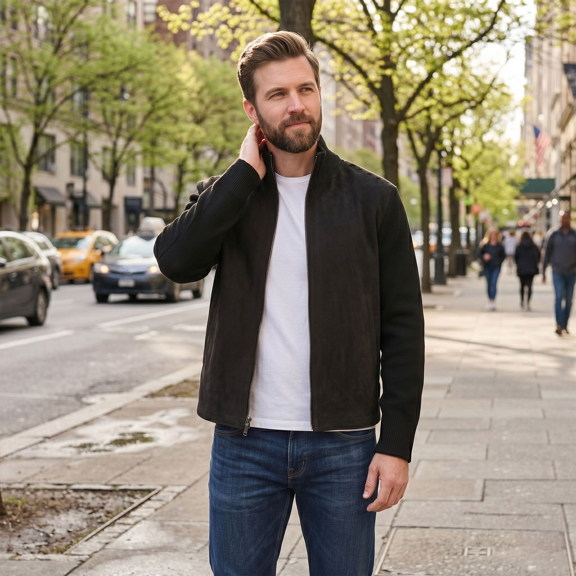 Newport Goat Suede Jacket-4