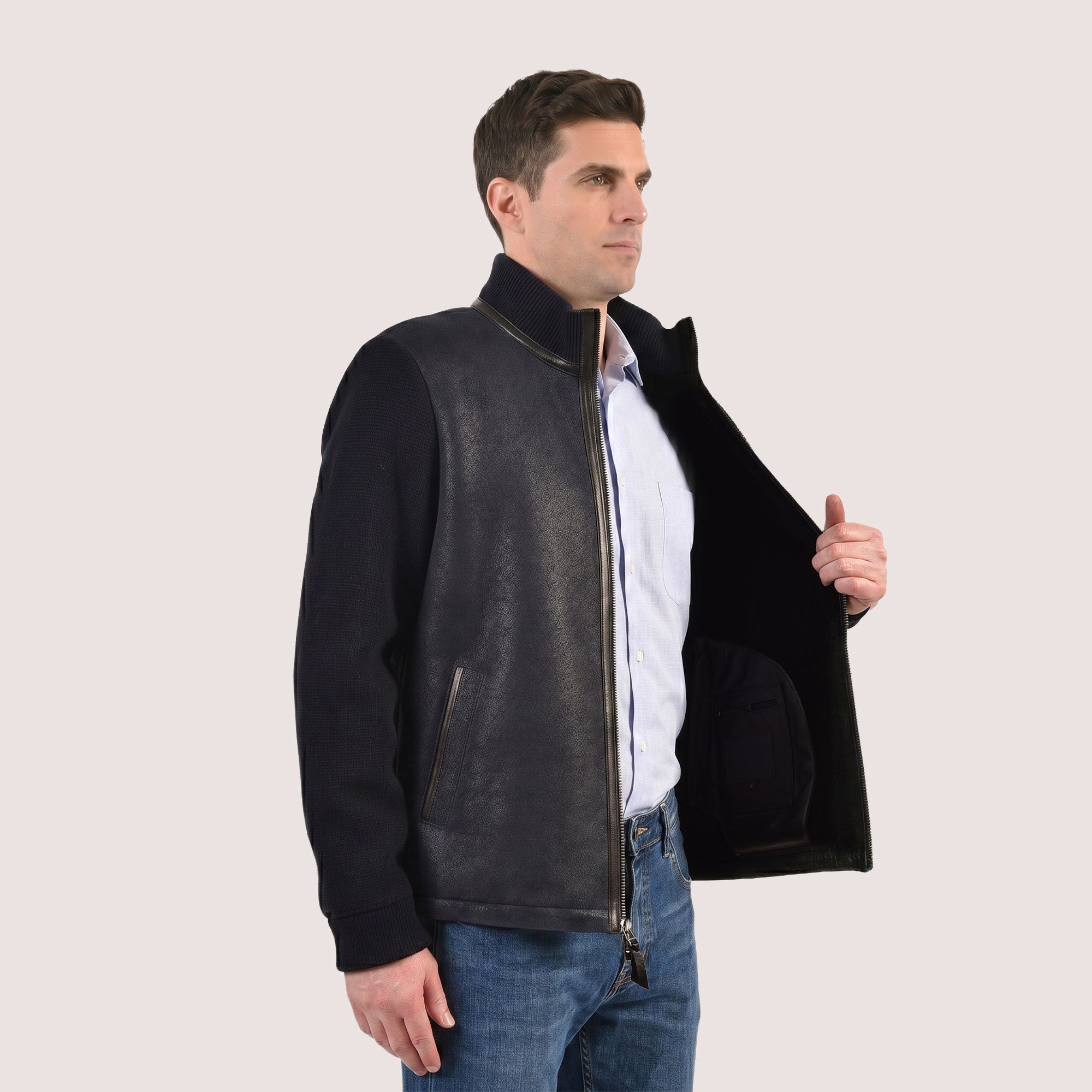 Alpine Shearling / Wool Jacket-12