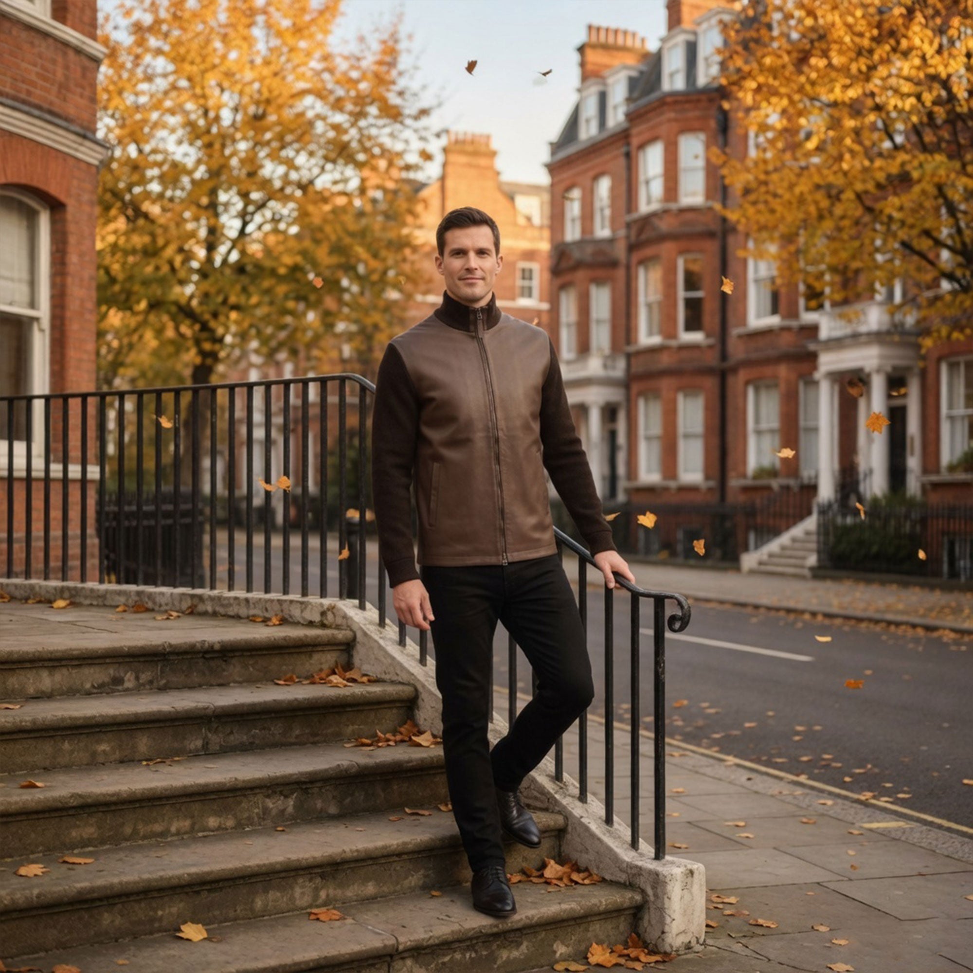 Davenport Lambskin / Cashmere Jacket-5