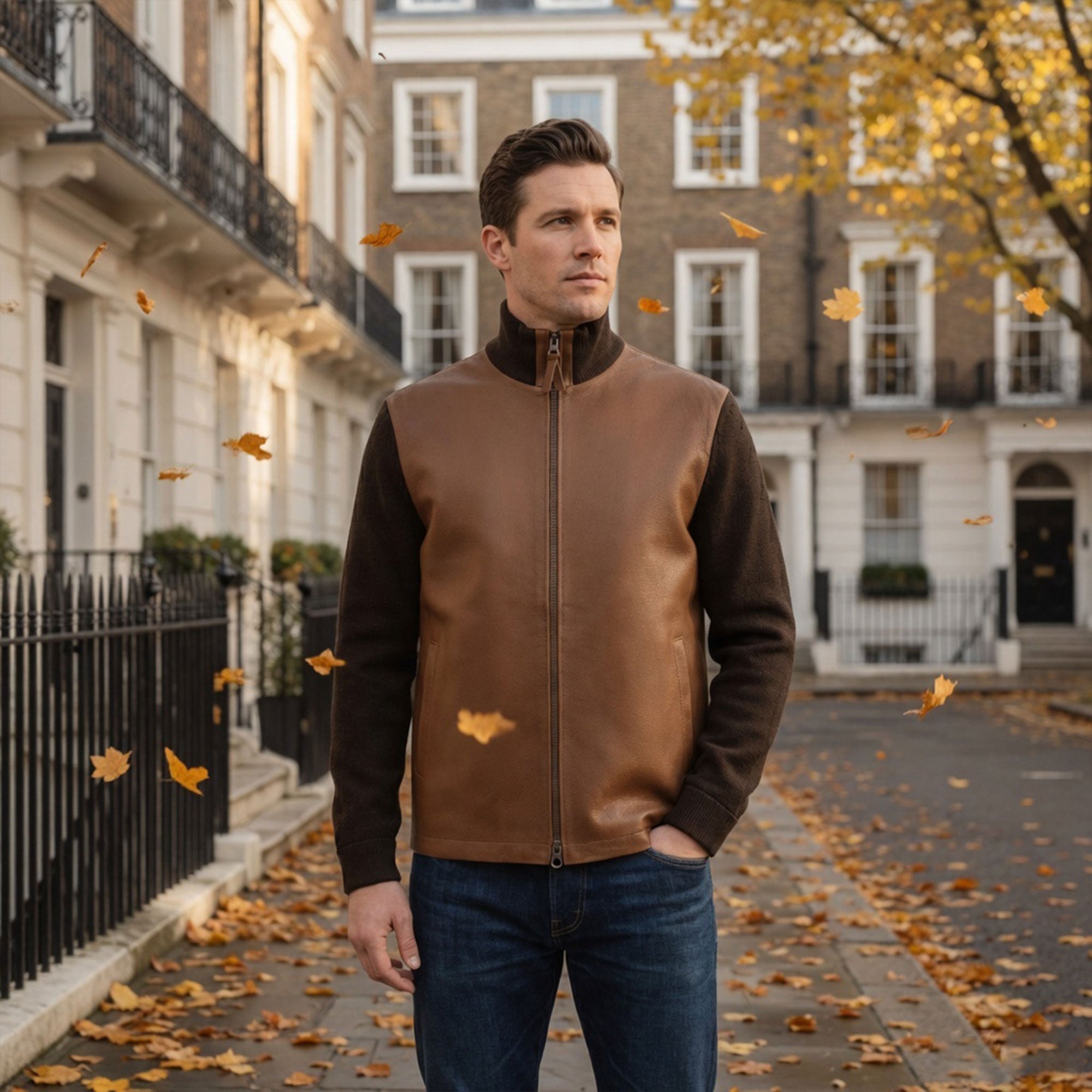 Davenport Lambskin / Cashmere Jacket-9