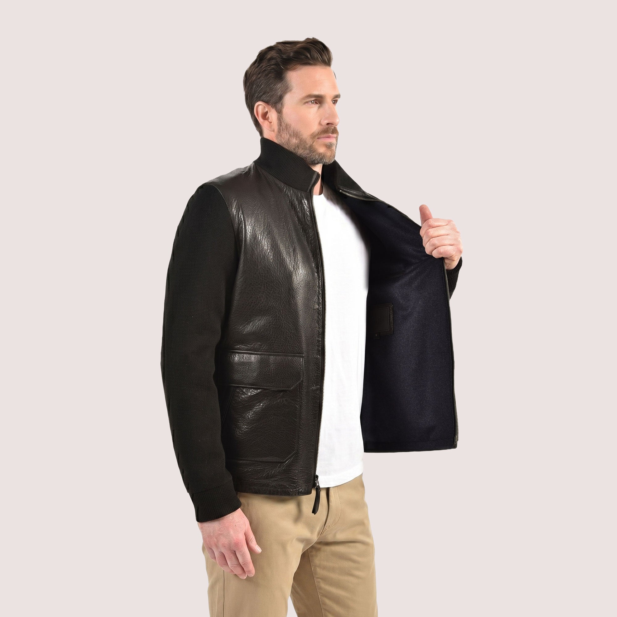 Douglas Lambskin / Cashmere Jacket