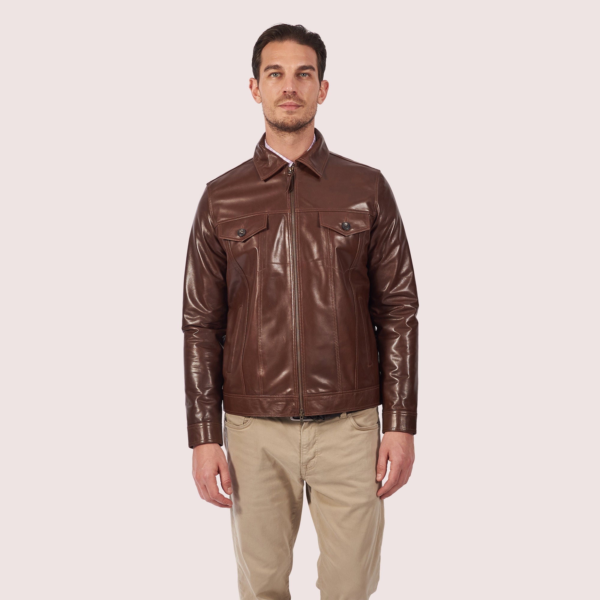 Brooklyn Lambskin Jacket